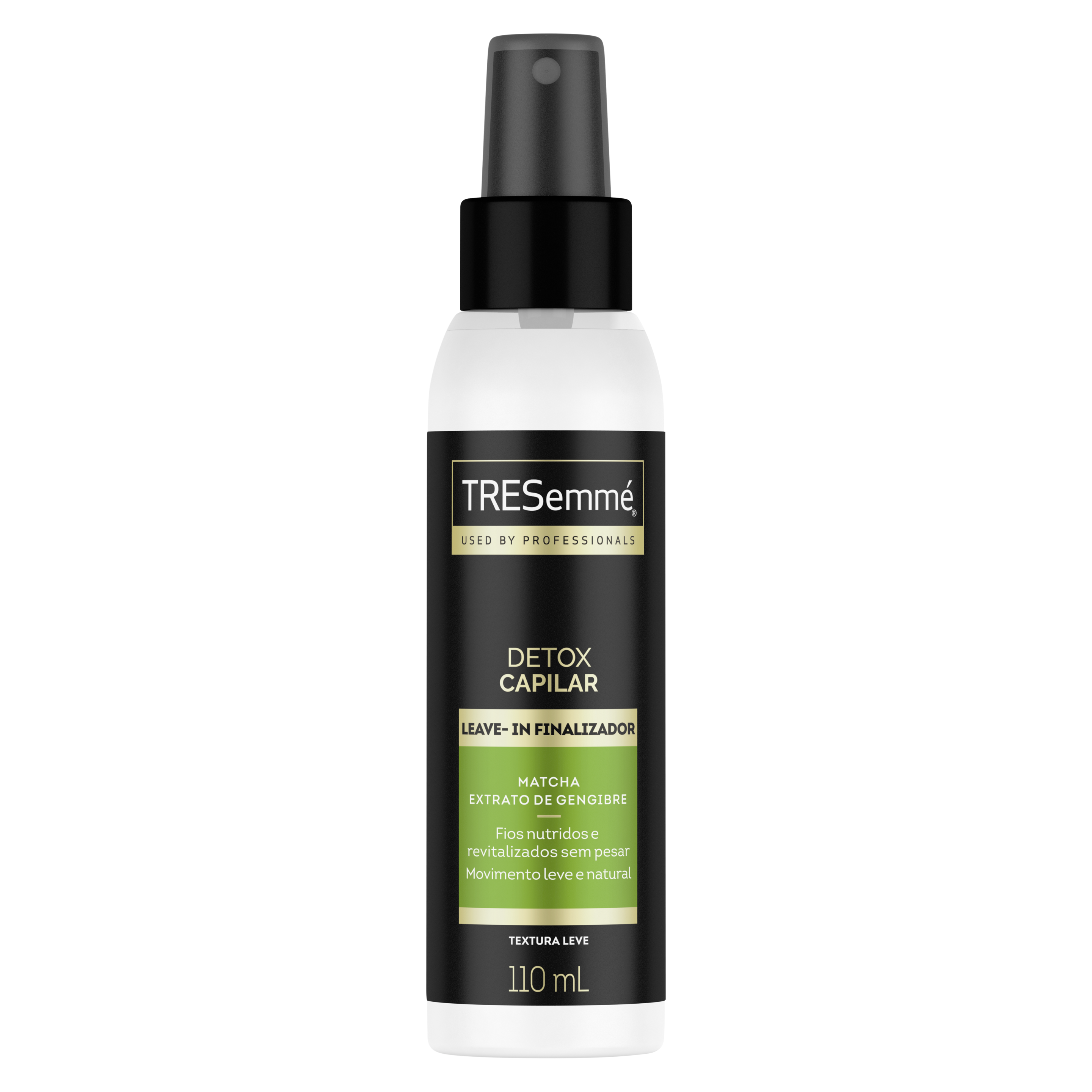 Spray TRESemmé Detox Capilar 110 ml- Parte frontal da embalagem