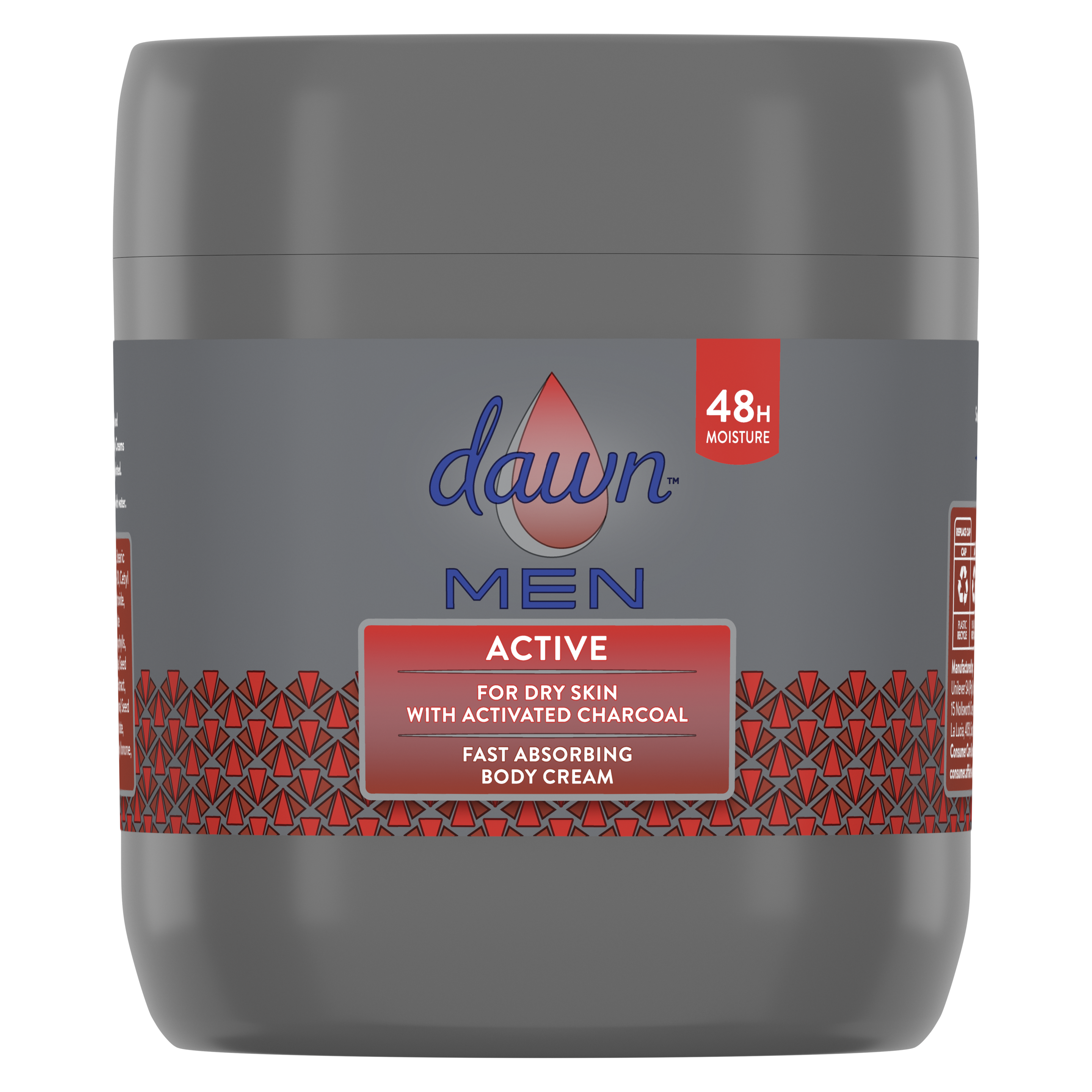 Dawn Men Active Fast Absorbing Body Cream 400ml