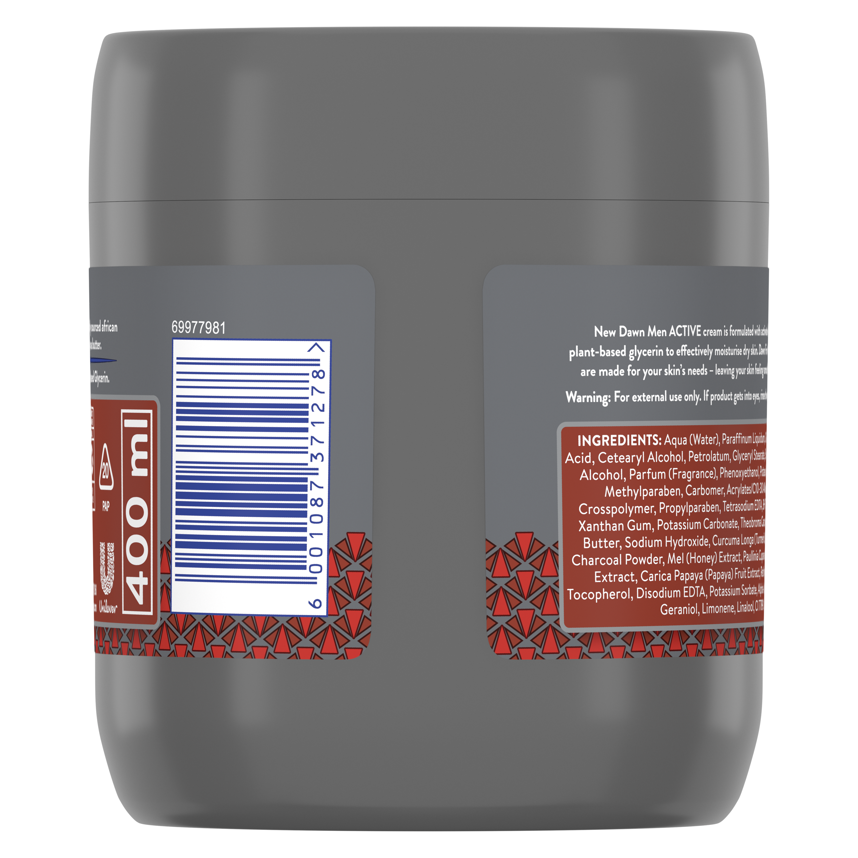 Dawn Men Active Fast Absorbing Body Cream