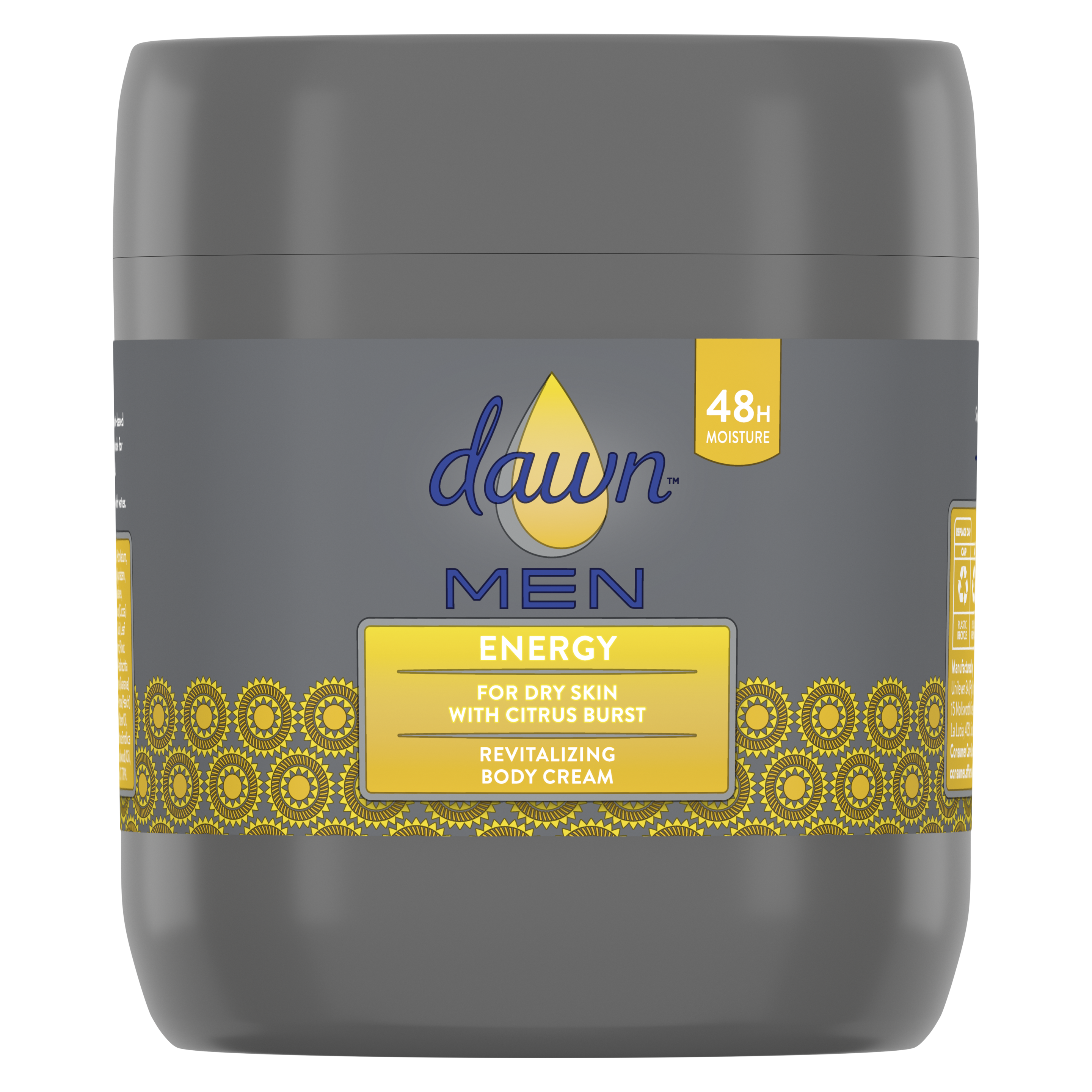 Dawn Men Energy Revitalizing Body Cream 400ml