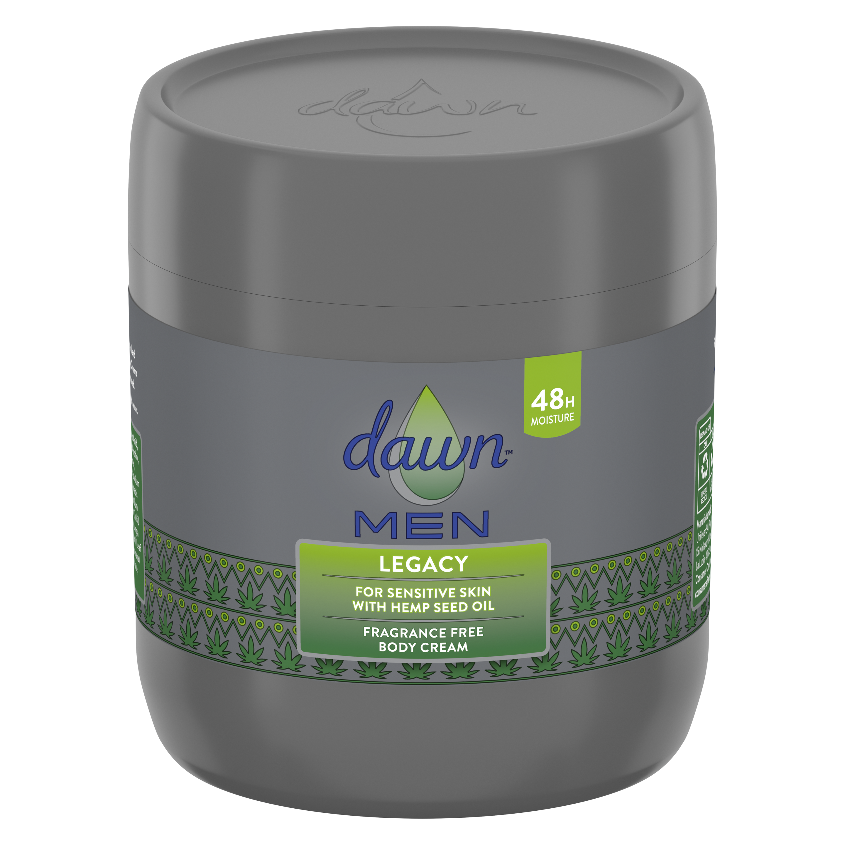 Dawn Men Legacy Fragrance Free Body Cream