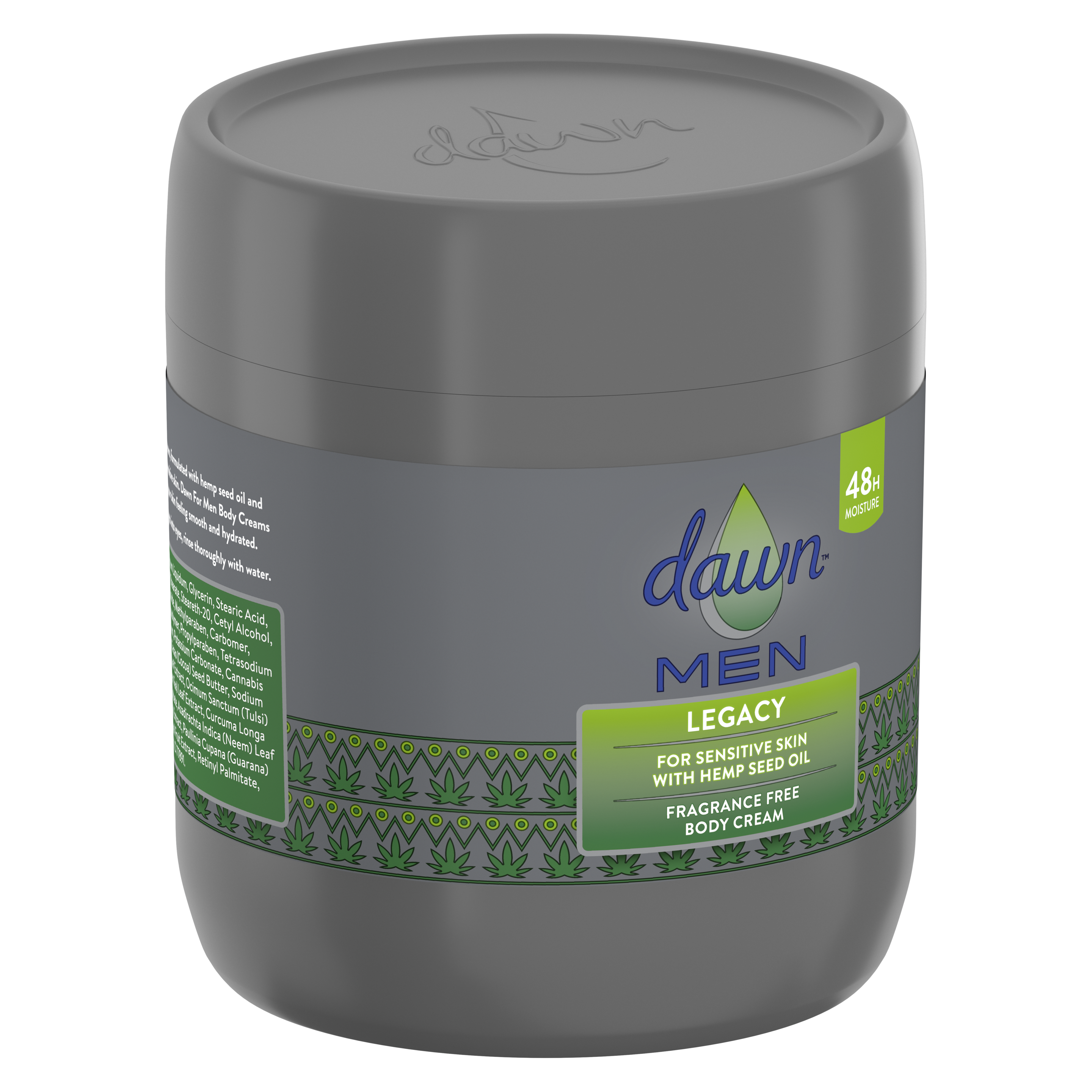 Dawn Men Legacy Fragrance Free Body Cream