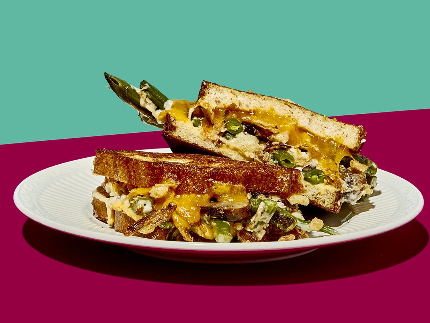 Recipe: Green Bean Casserole Grilled Cheese