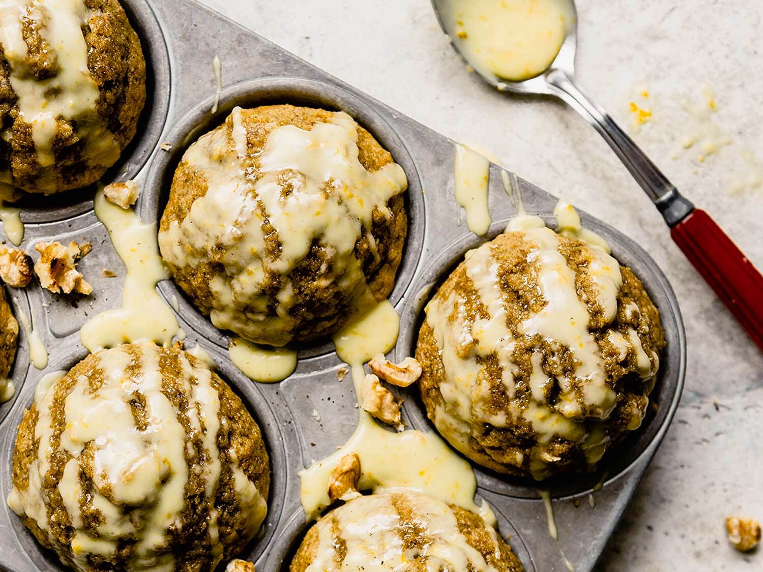 Whole-Wheat Spiced Orange Muffins