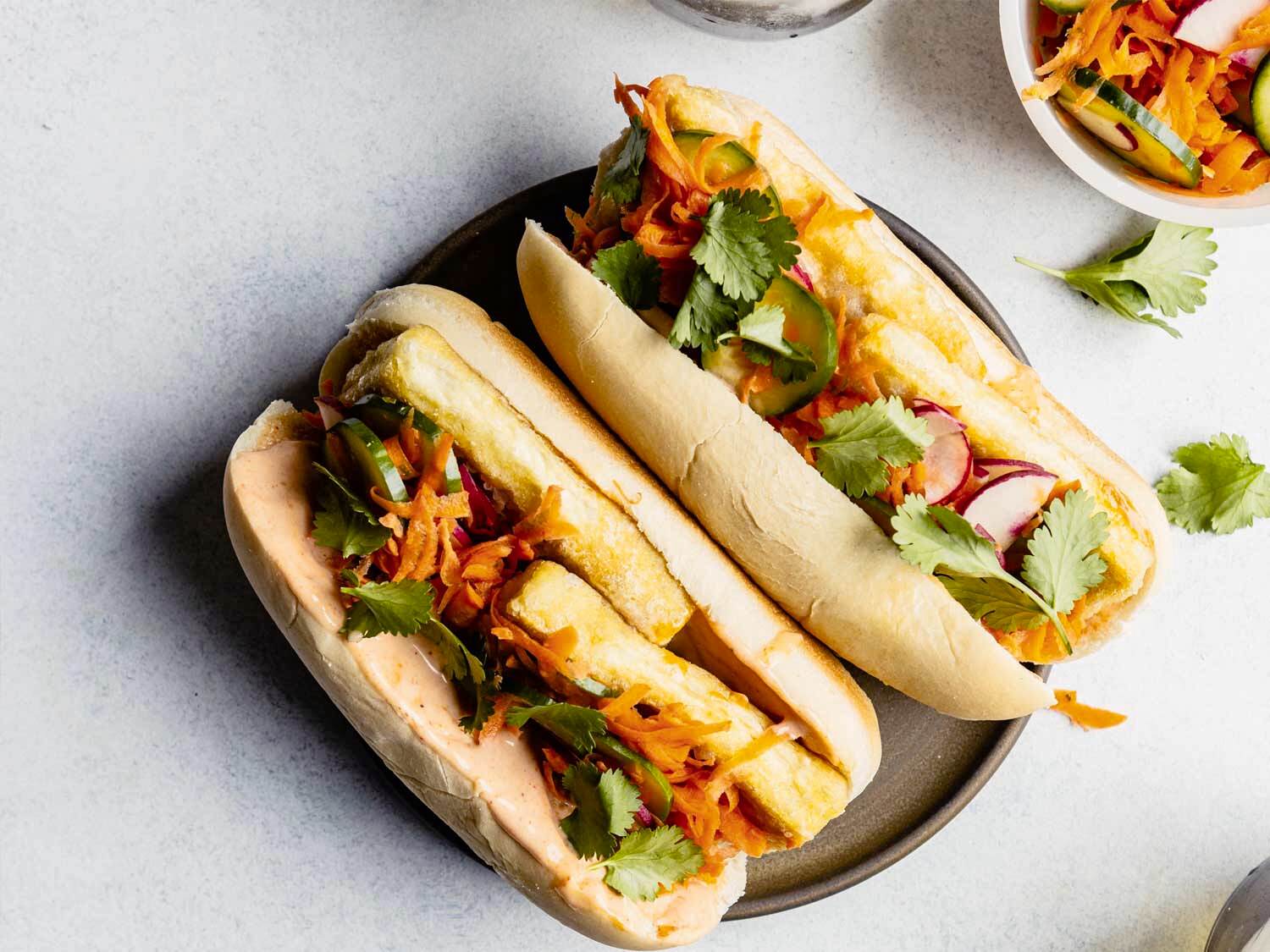 Vegan Tofu Banh Mi