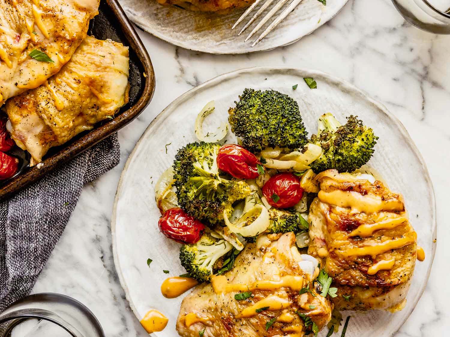 SHEET PAN CHICKEN THIGHS