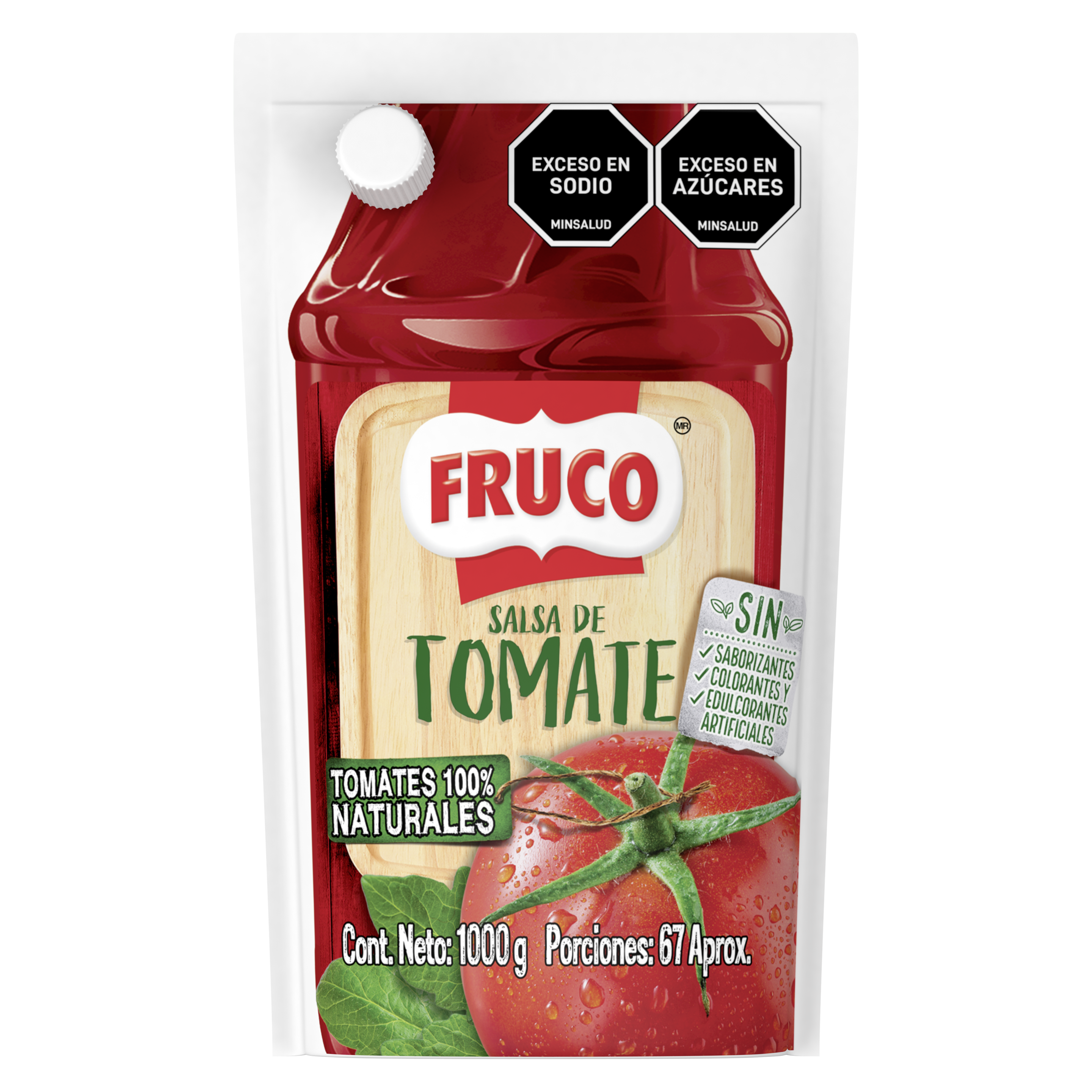 Salsa De Tomate Fruco Doypack 1000g packshot