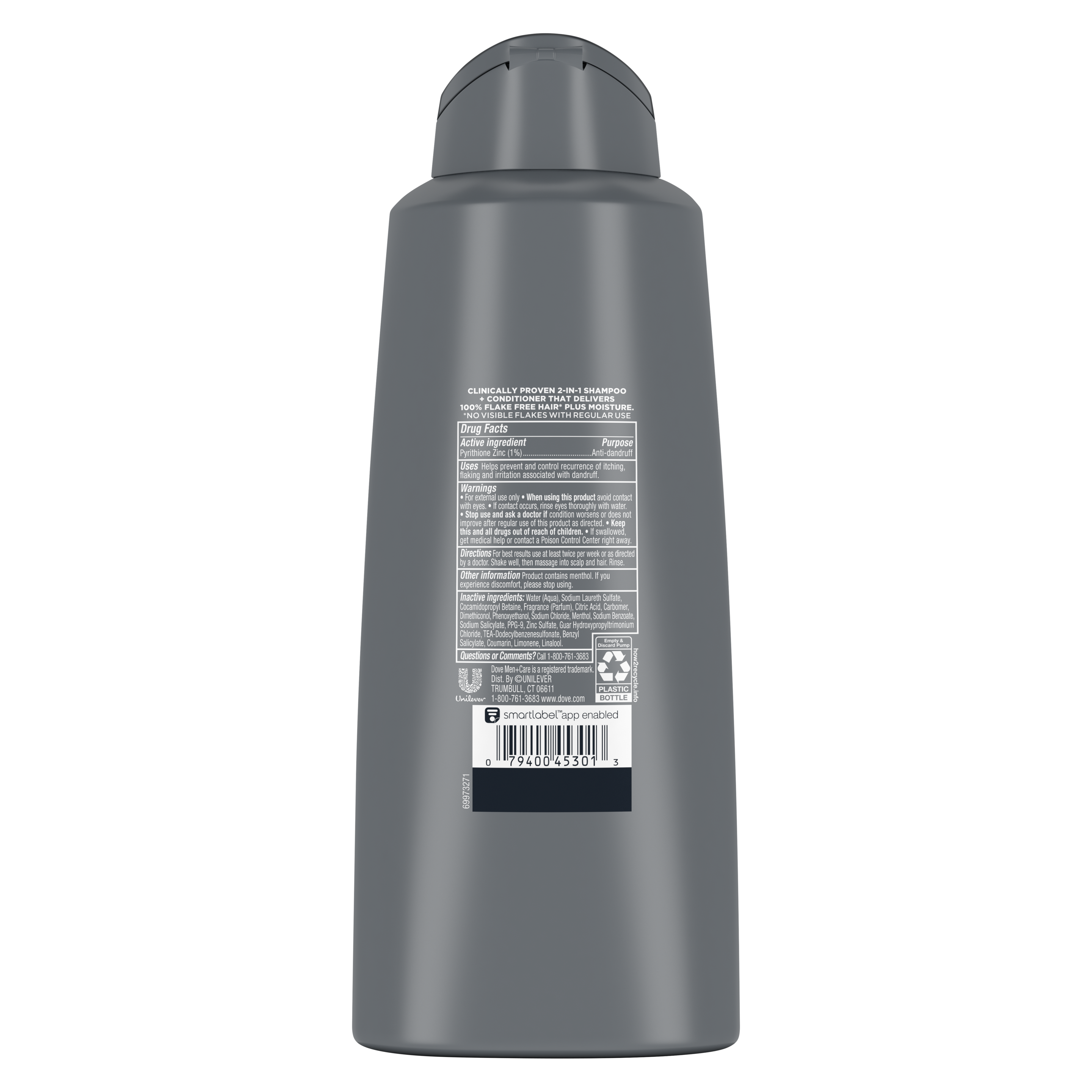 Men+Care Cooling Menthol 2in1 Anti-Dandruff Shampoo + Conditioner