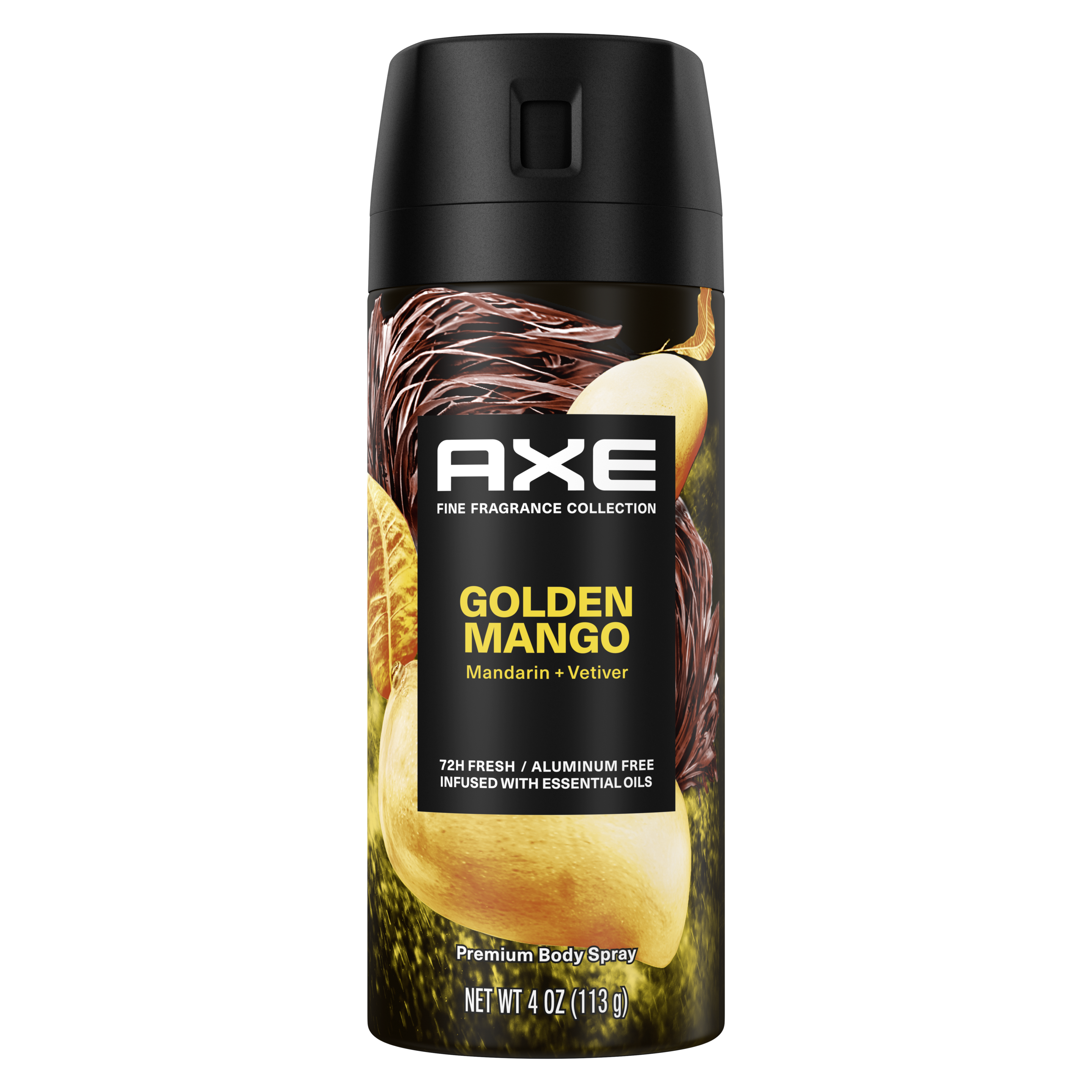 Golden Mango Premium Deodorant Body Spray Front
