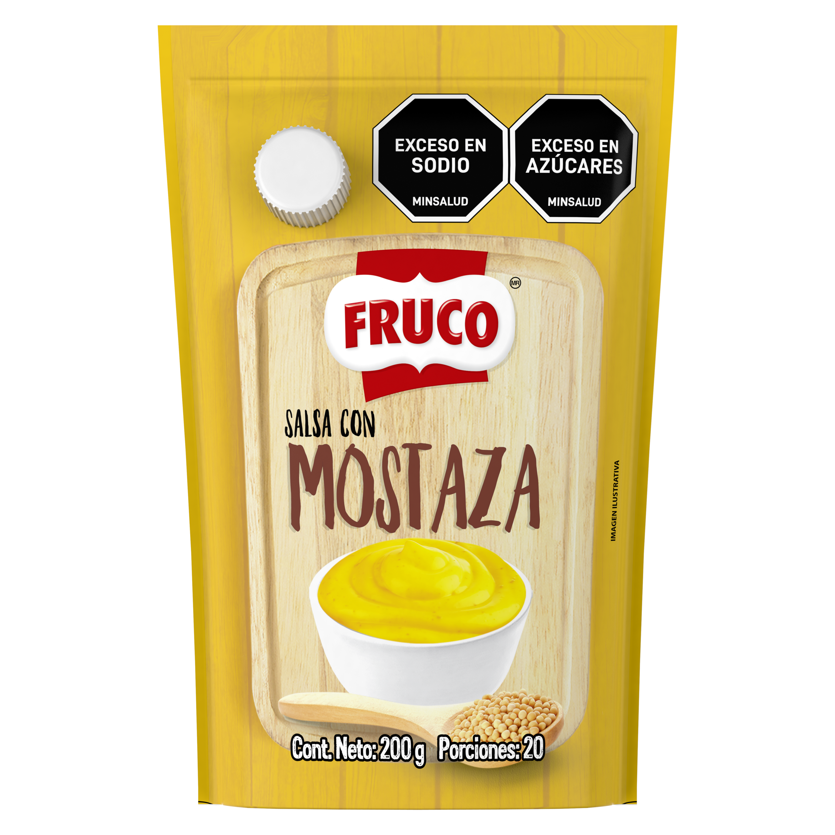 Salsa  Mostaza Fruco 200g packshot
