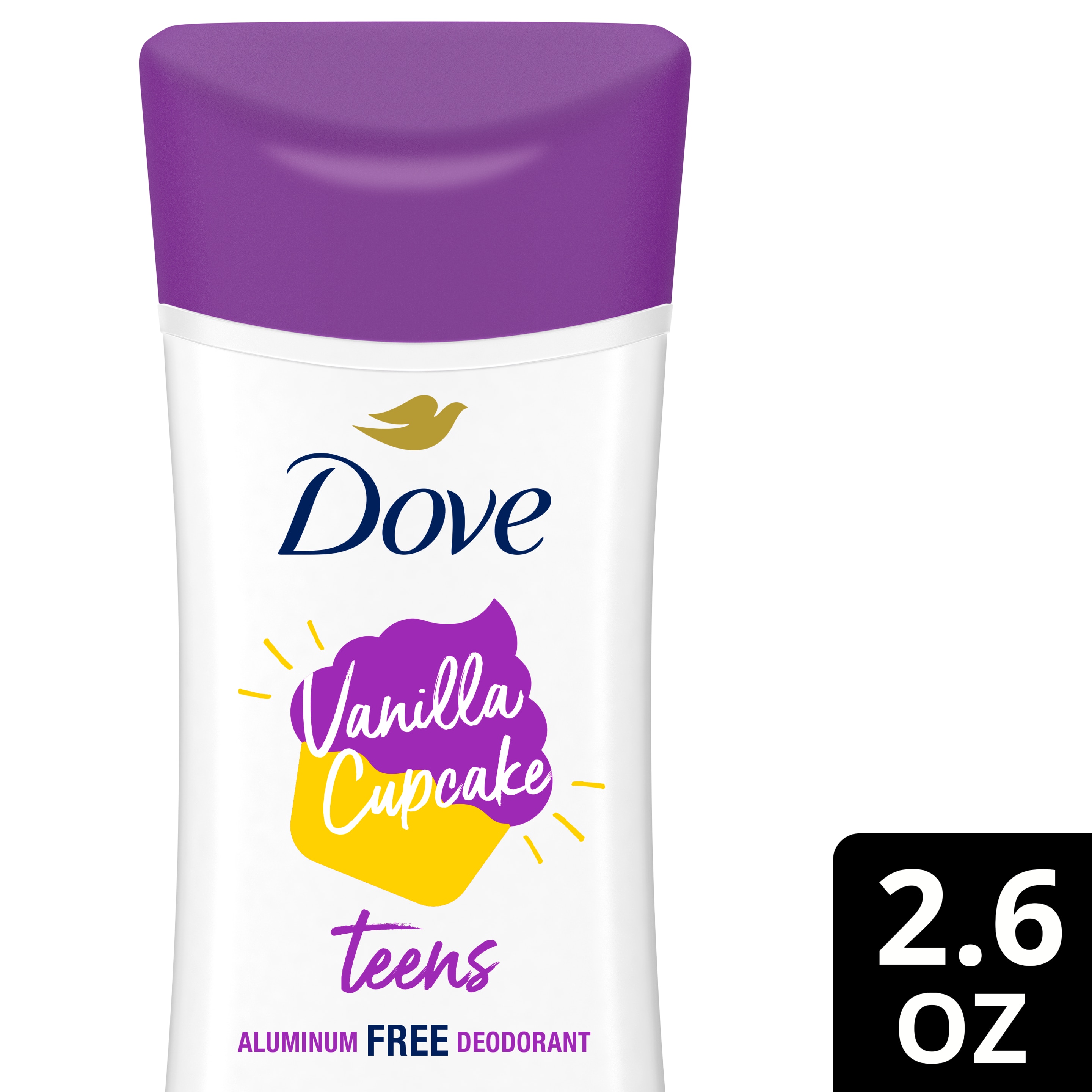 Teens Vanilla Cupcake Deodorant Stick 2.6 oz