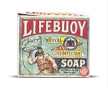 Lifebuoy soap sent to soldiers during WWI