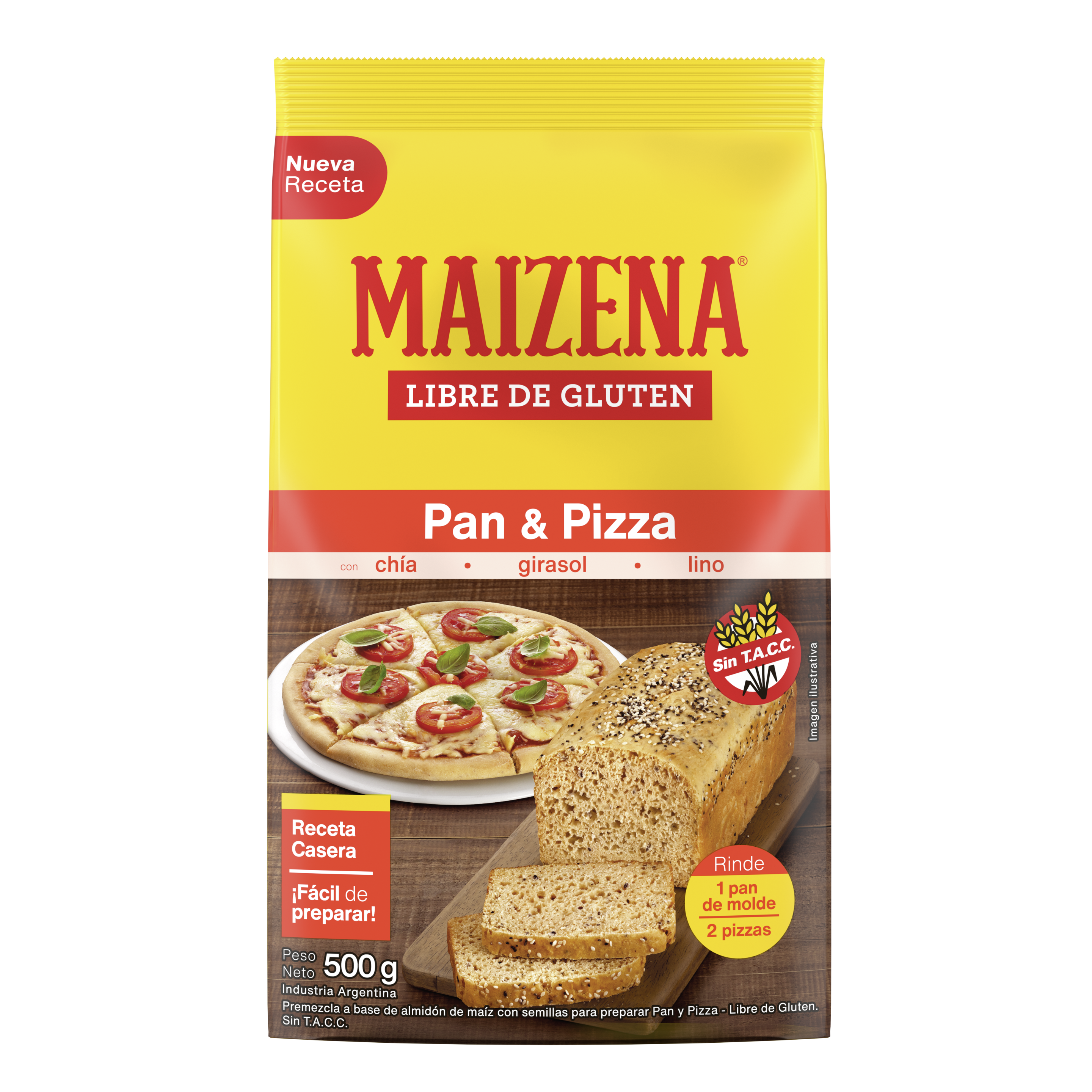 Premezcla de bizcochuelo sabor Chocolate sin TACC - Maizena