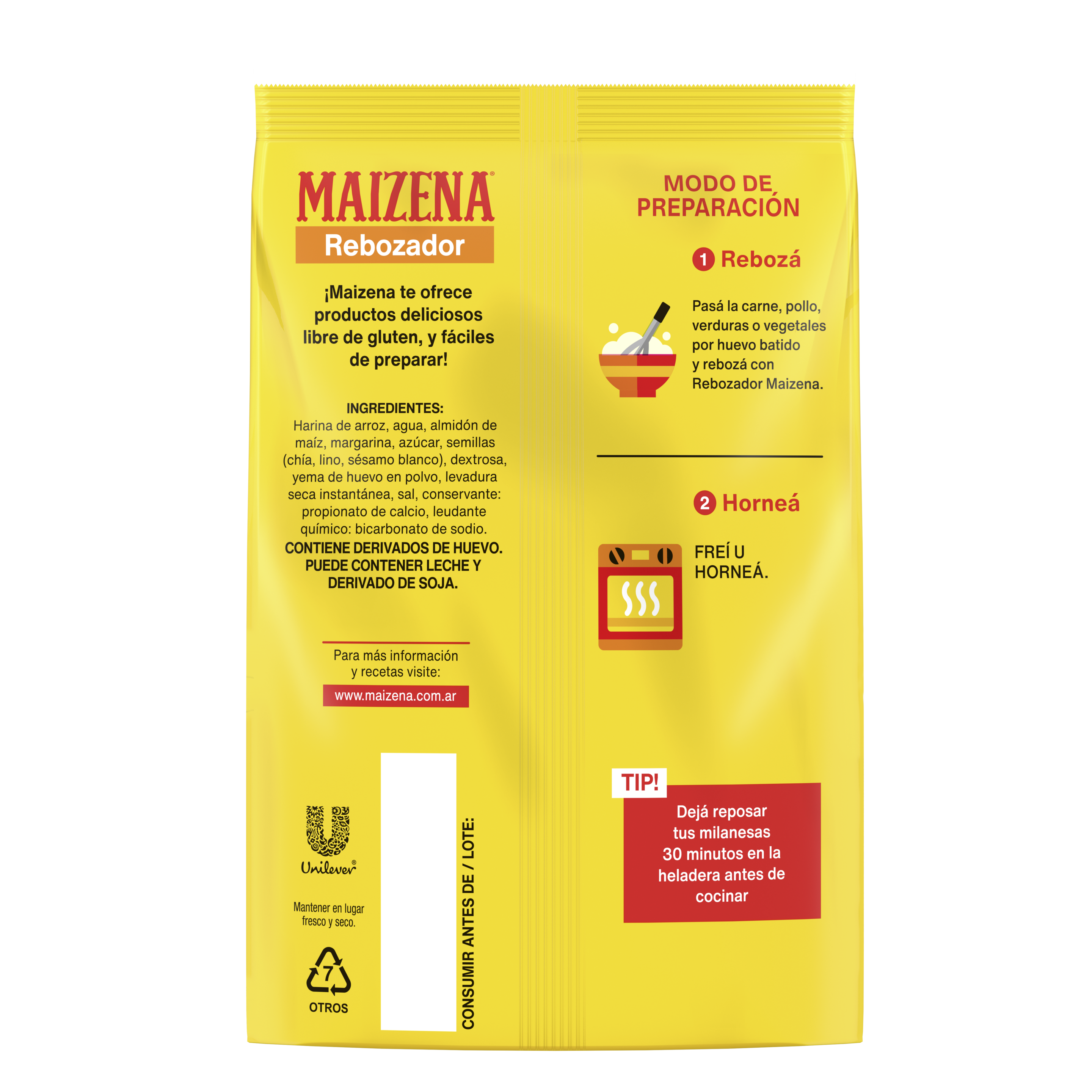 Premezcla de bizcochuelo sabor Chocolate sin TACC - Maizena