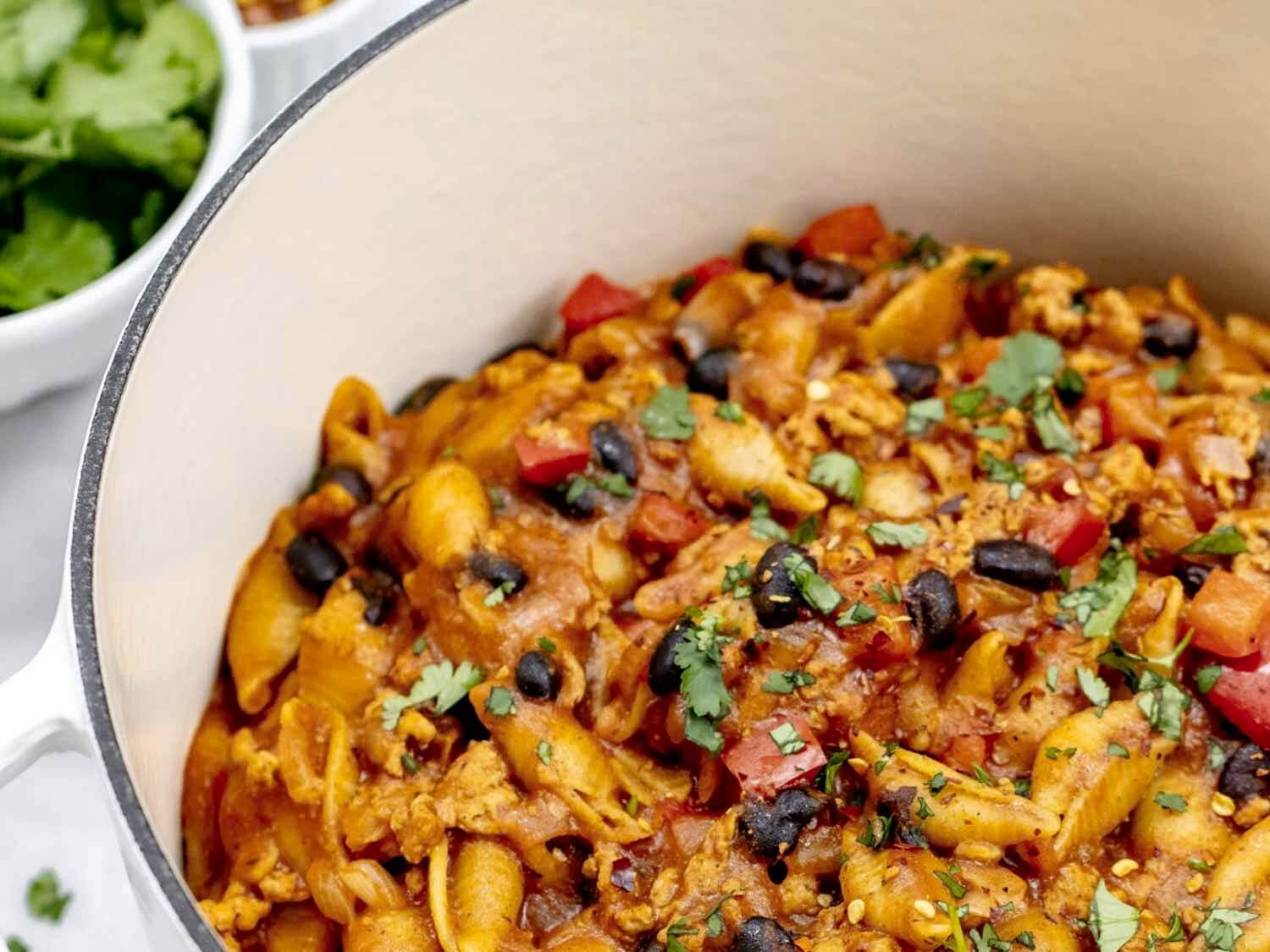 One pot taco pasta
