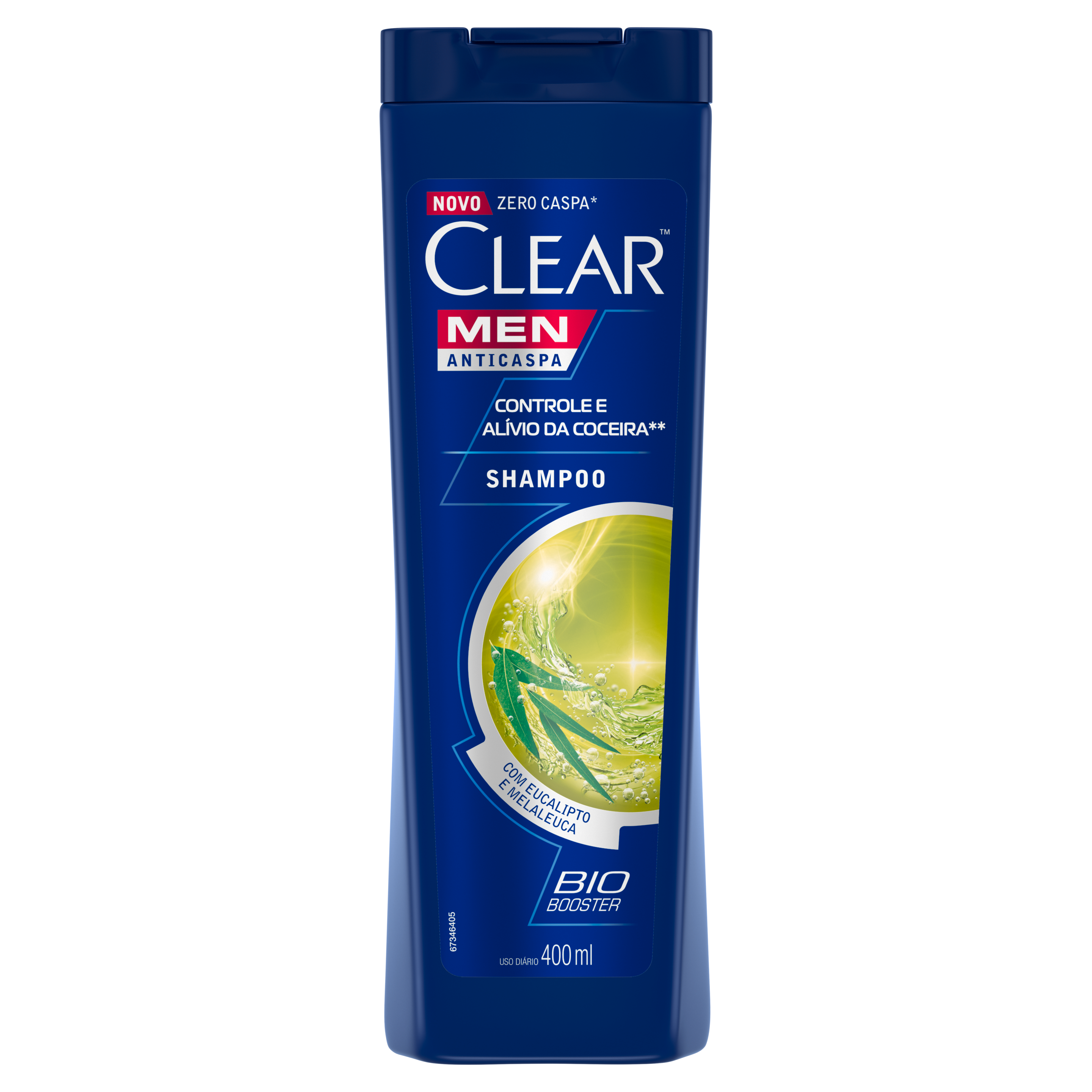 Shampoo Clear Anti Coceira Men Controle