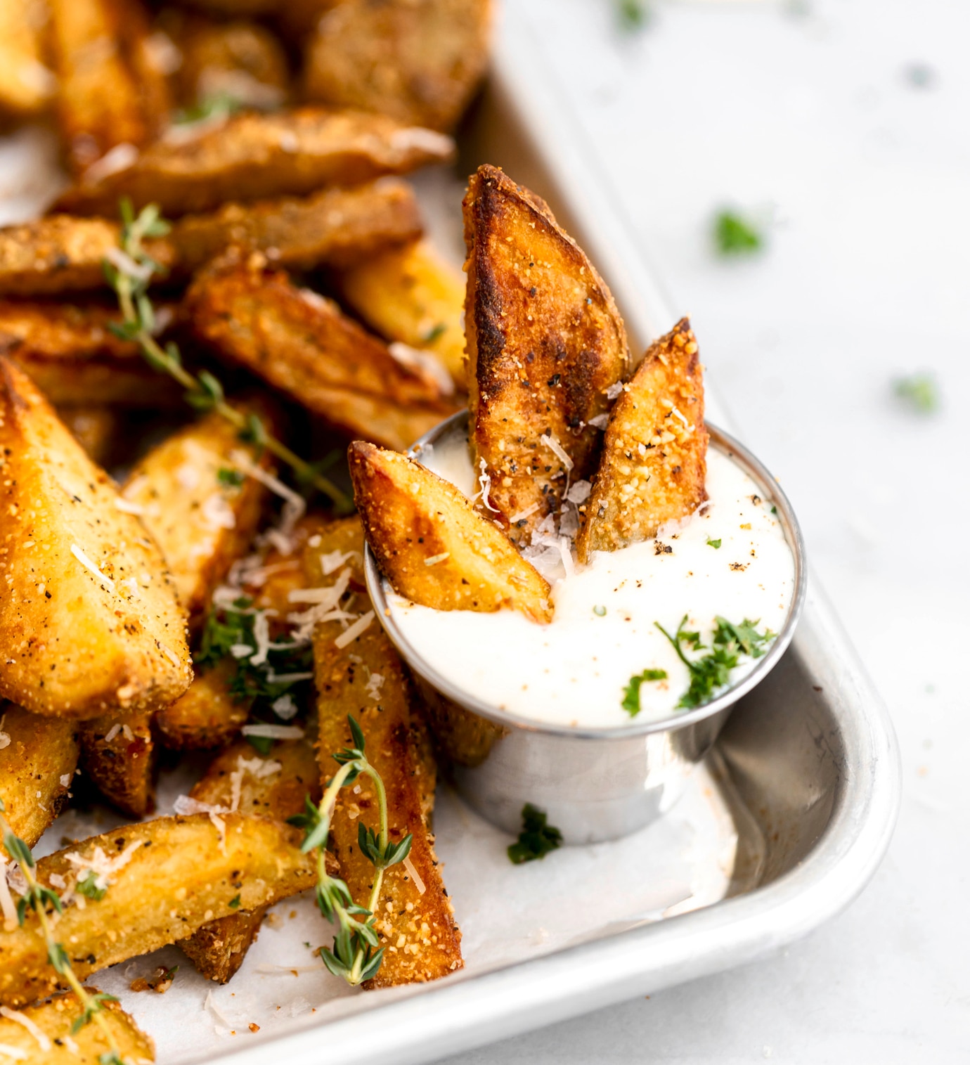 Garlic and Rosemary French Fries