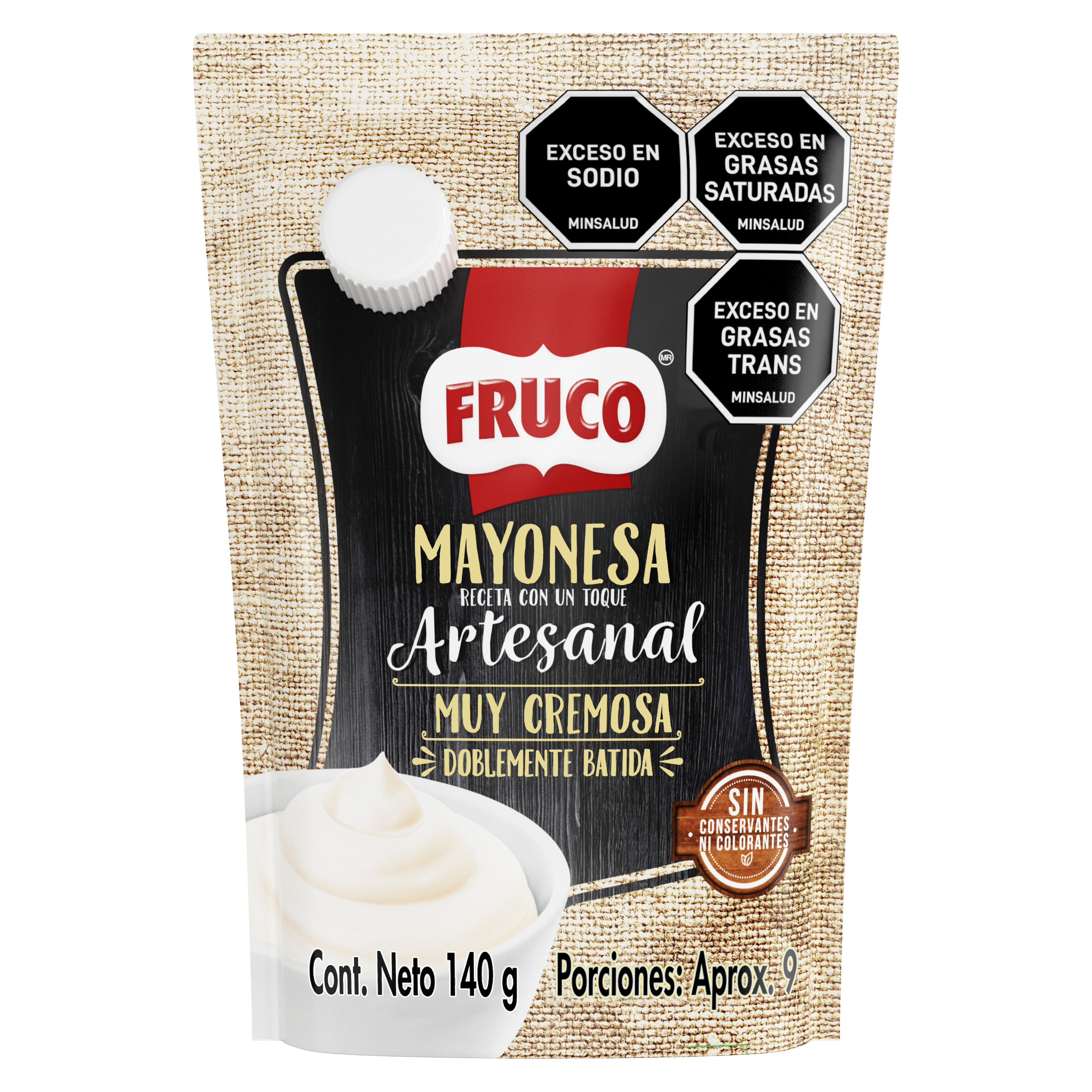 Mayonesa artesanal Doypack 140g packshot