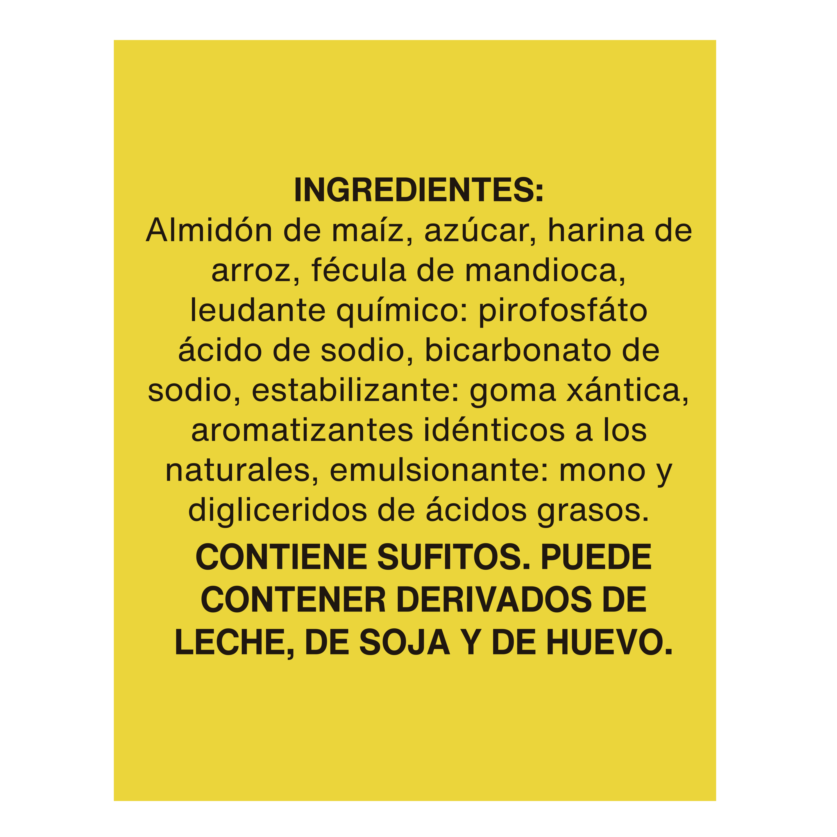 Premezcla de bizcochuelo sabor Chocolate sin TACC - Maizena