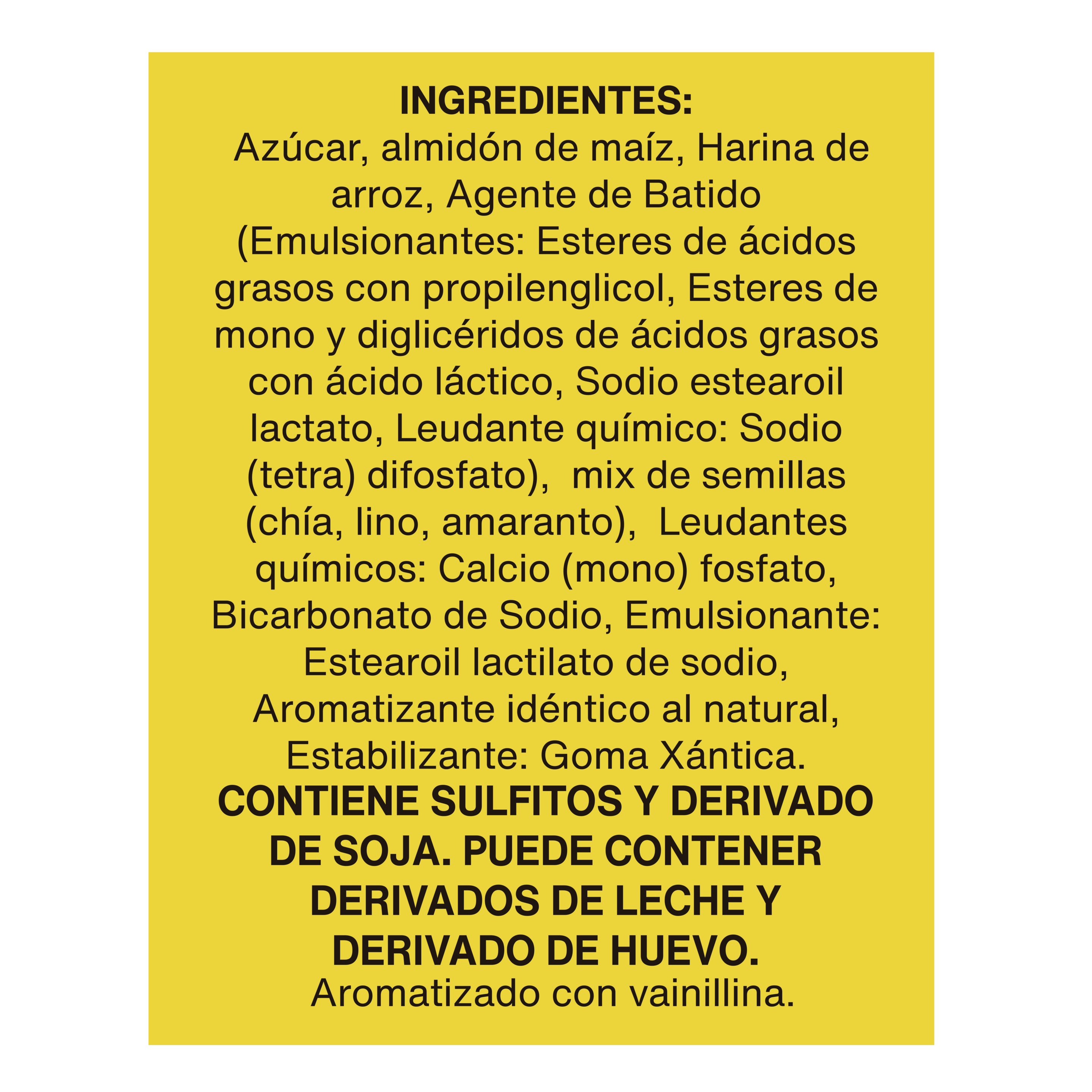 Premezcla de bizcochuelo sabor Chocolate sin TACC - Maizena