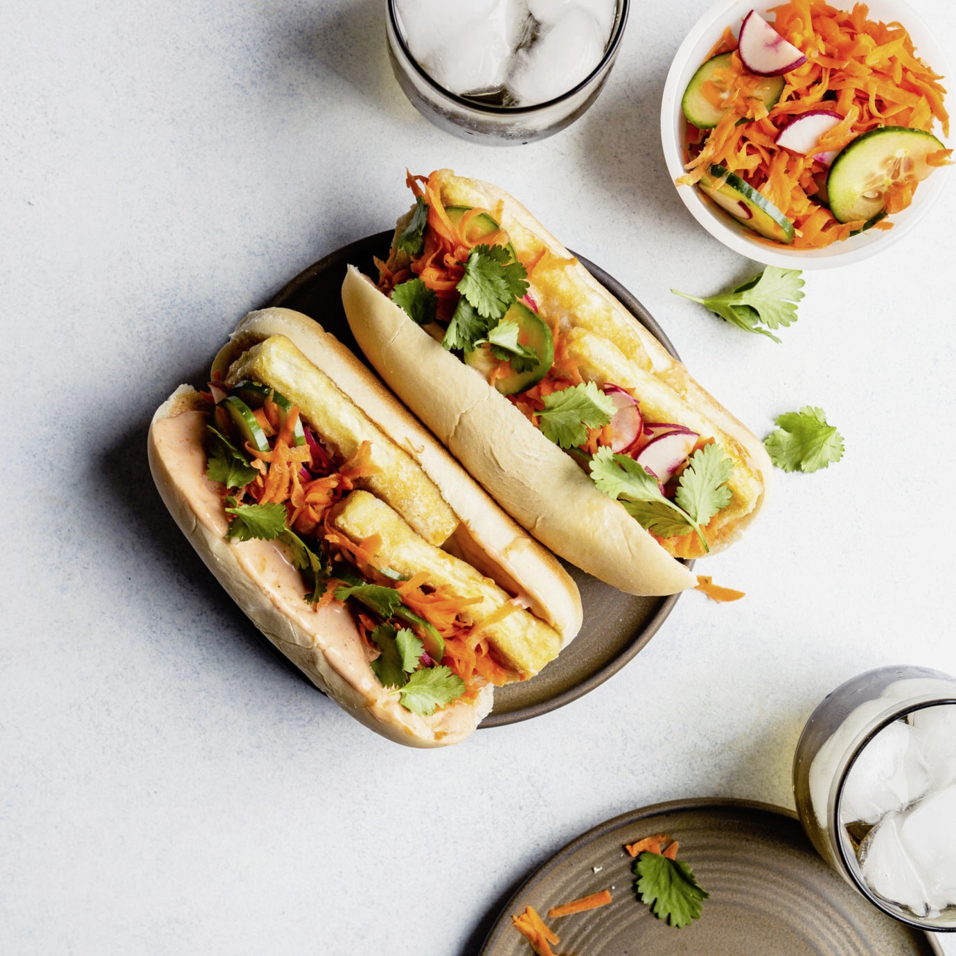 Vegan Tofu Banh Mi