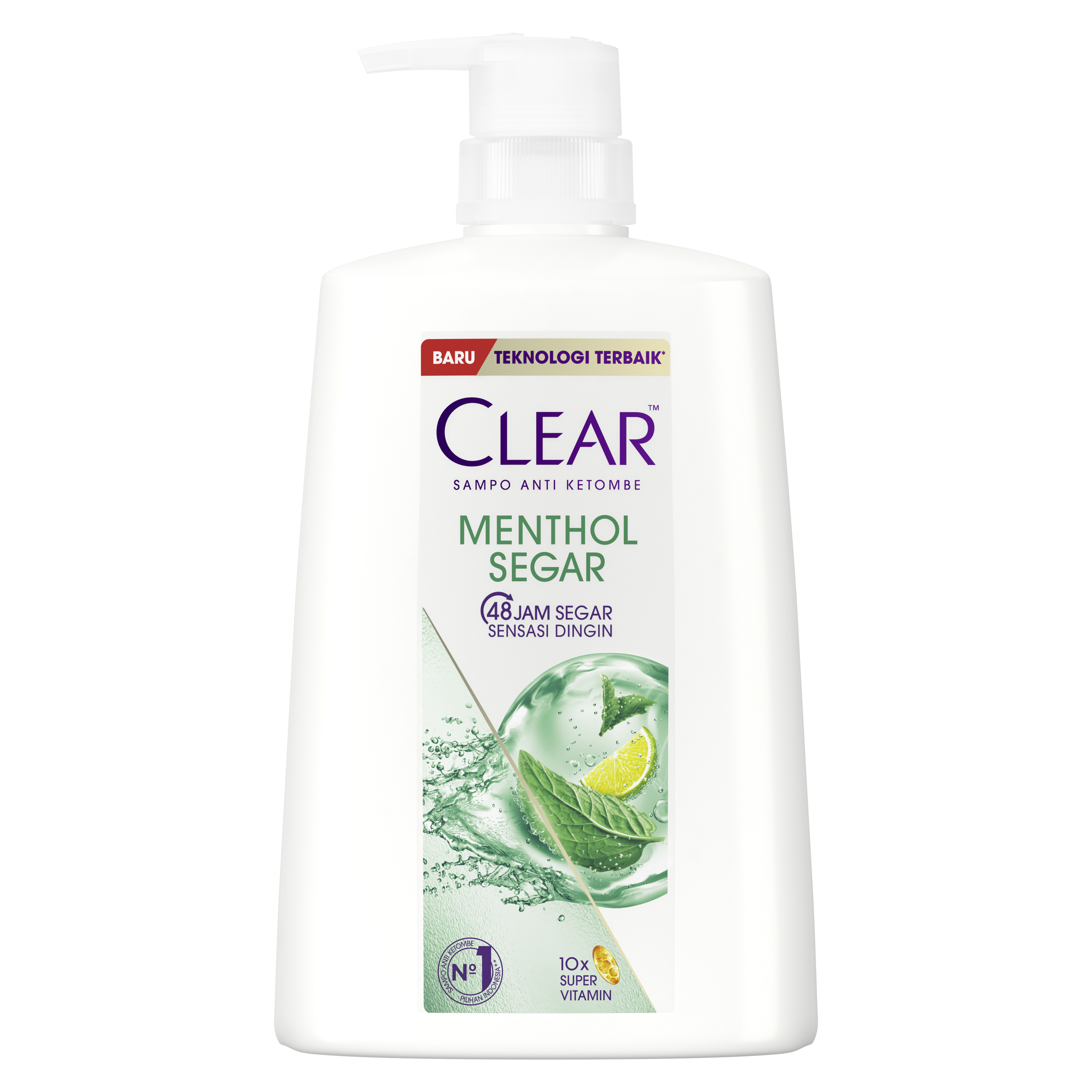 CLEAR Shampoo Menthol Segar Pouch1200 mL