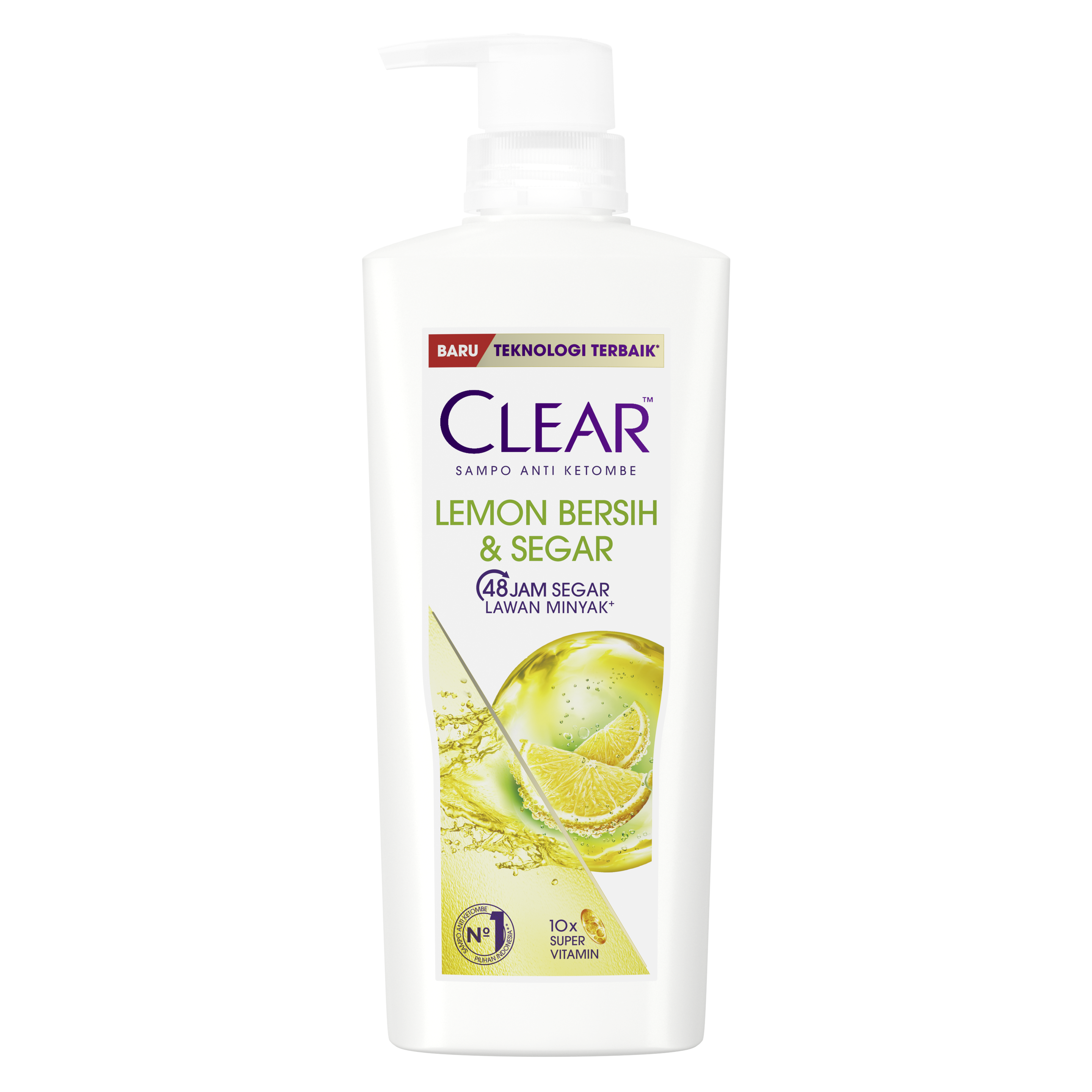 CLEAR Shampoo Lemon Bersih & Segar Bottle 400 mL