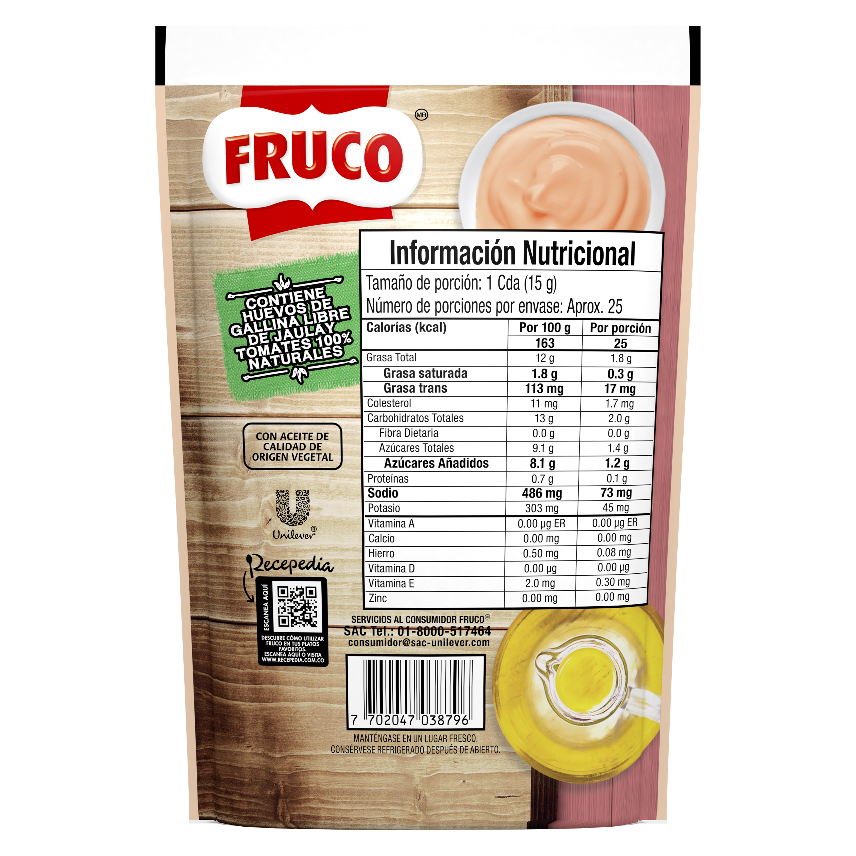 Salsa Rosada Fruco 380g