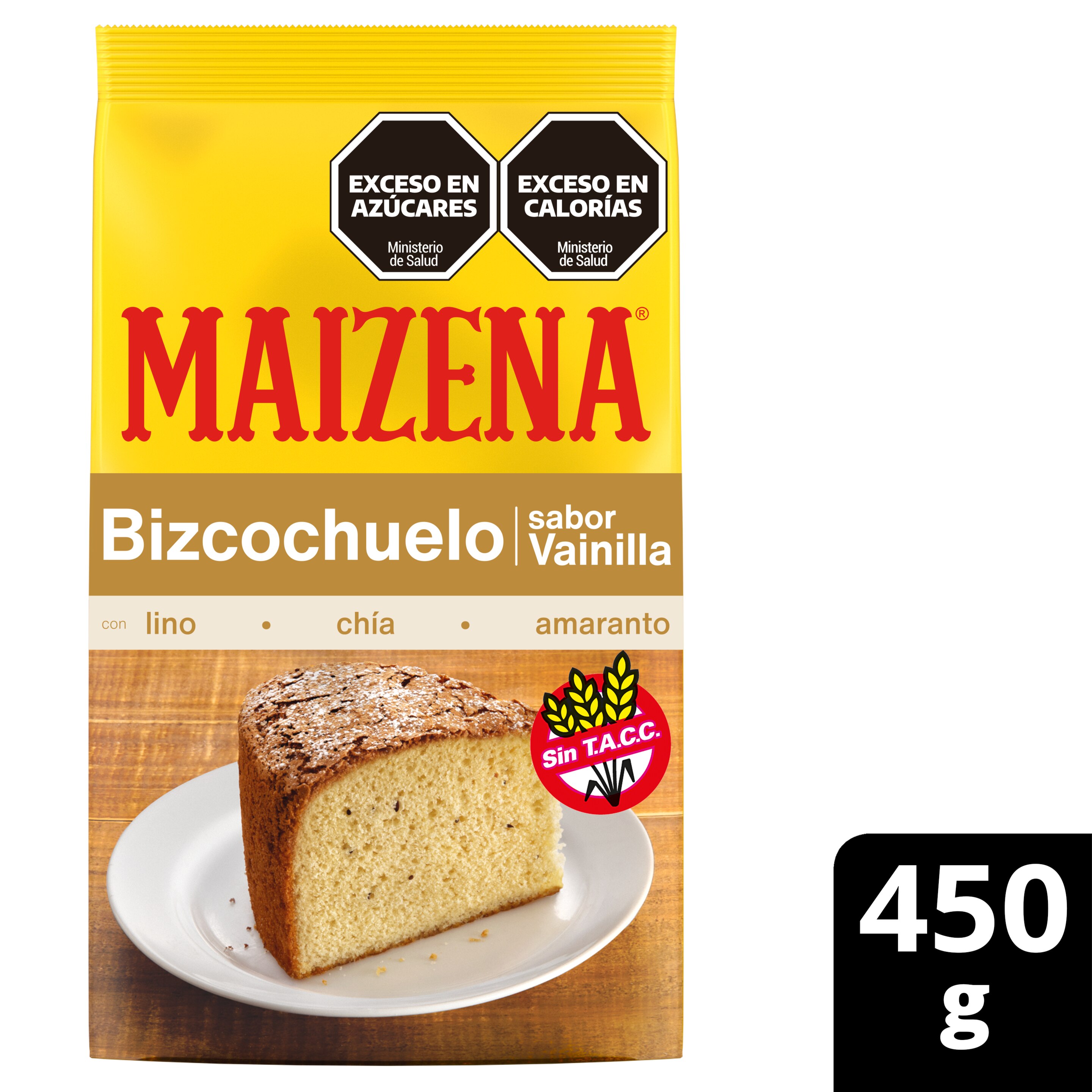 Premezcla de bizcochuelo sabor Chocolate sin TACC - Maizena