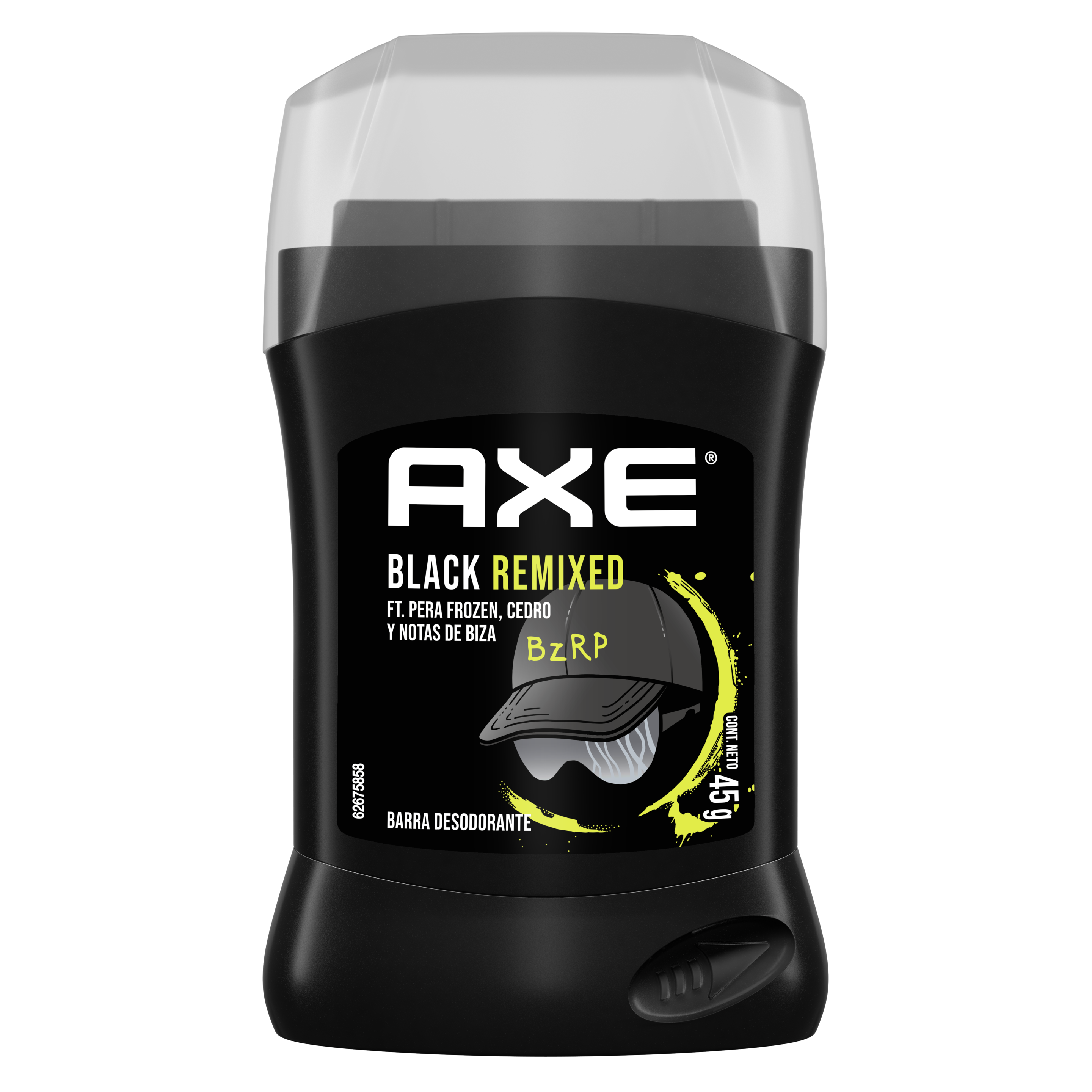 Desodorante Axe Barra Black Remixed 45 gr