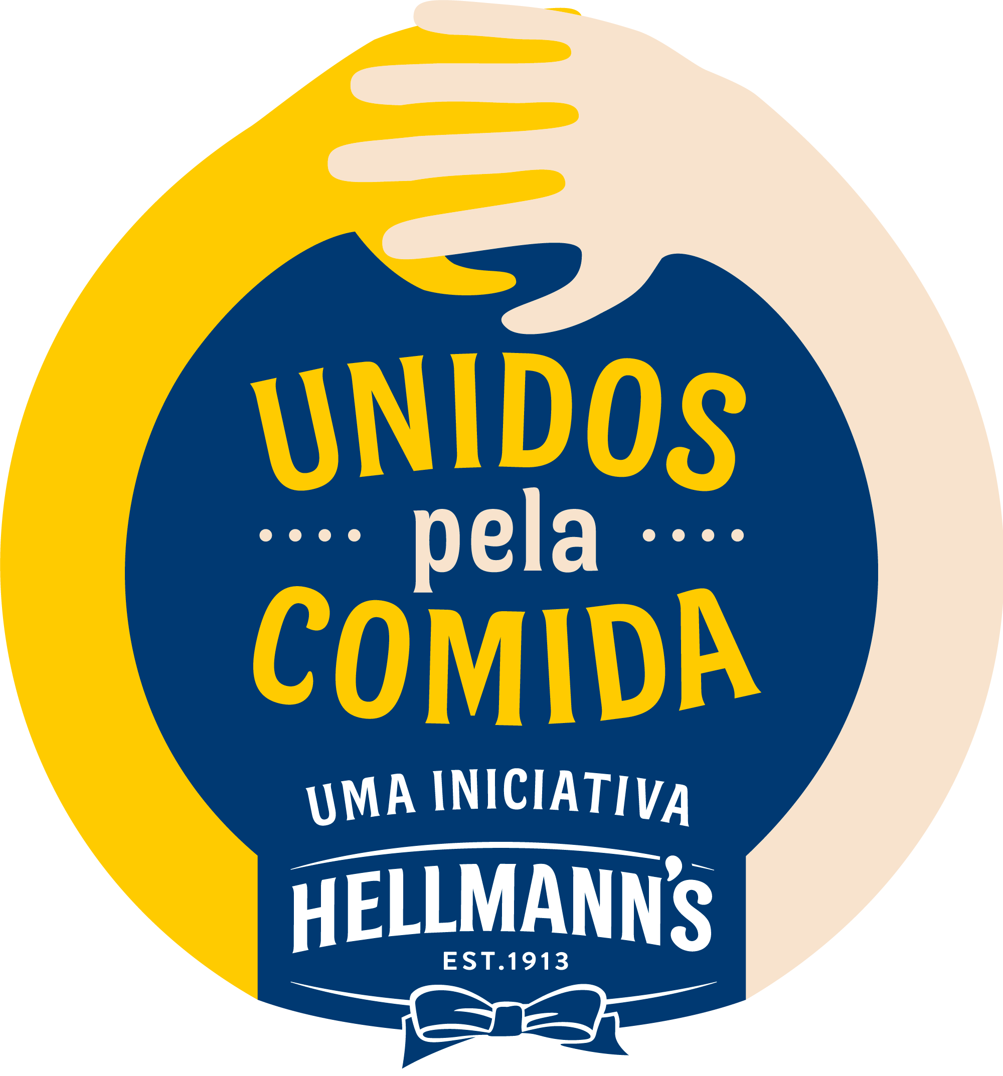 Logo da iniciativa Hellmann's Unidos pela Comida