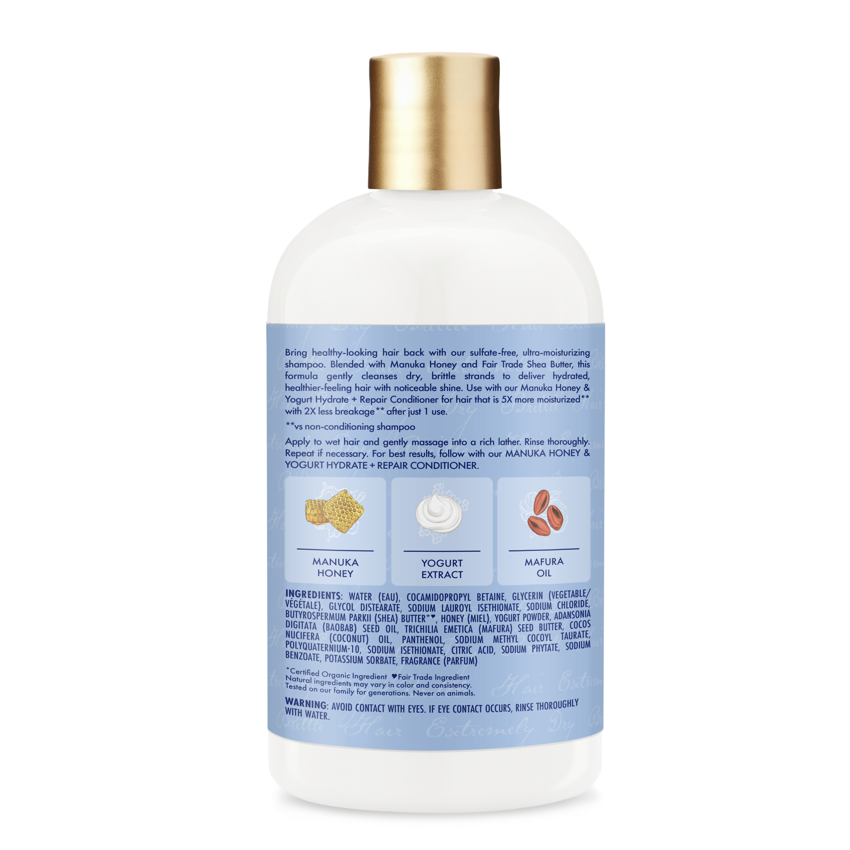 Manuka Honey & Yogurt Hydrate & Repair Shampoo