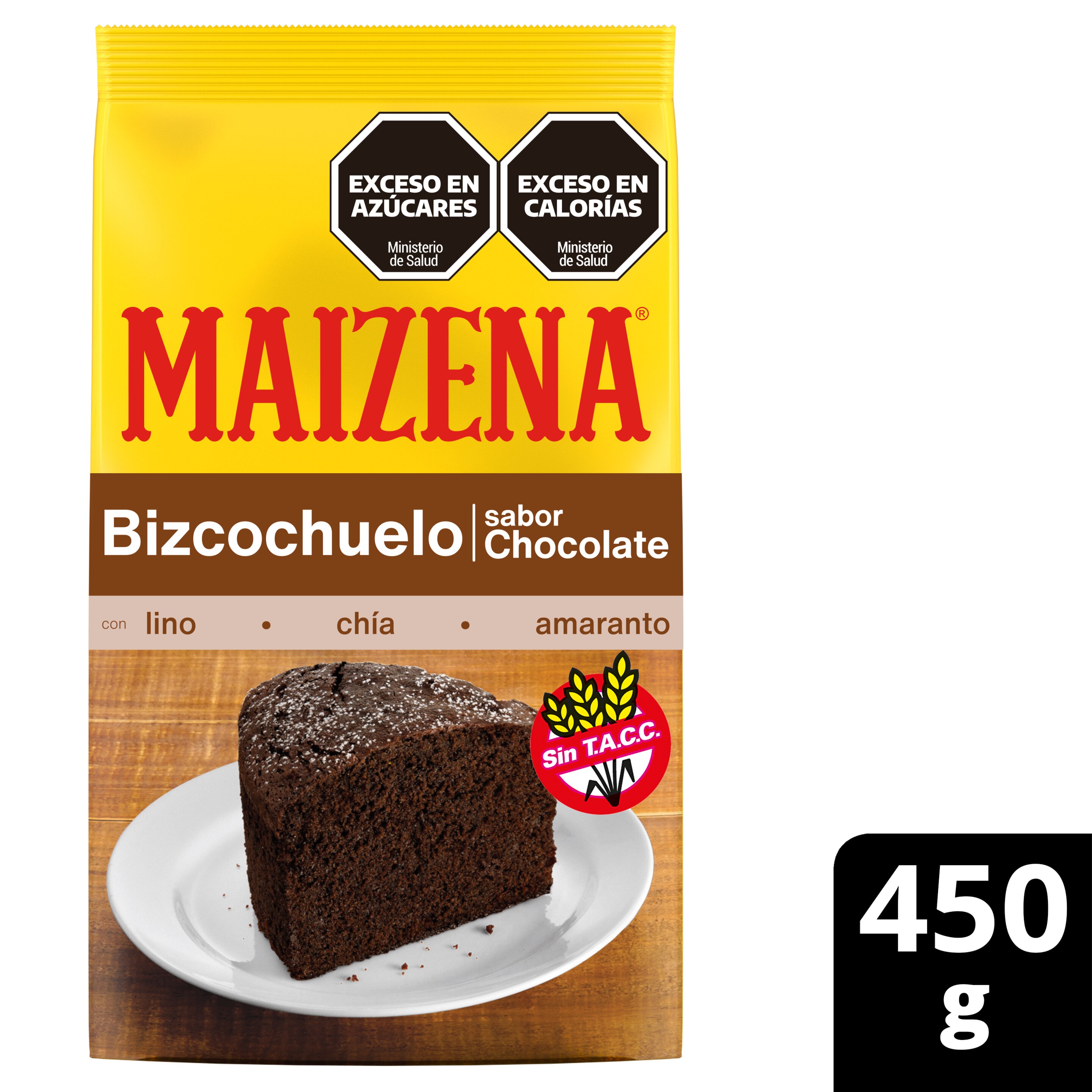 Premezcla de bizcochuelo sabor Chocolate sin TACC - Maizena
