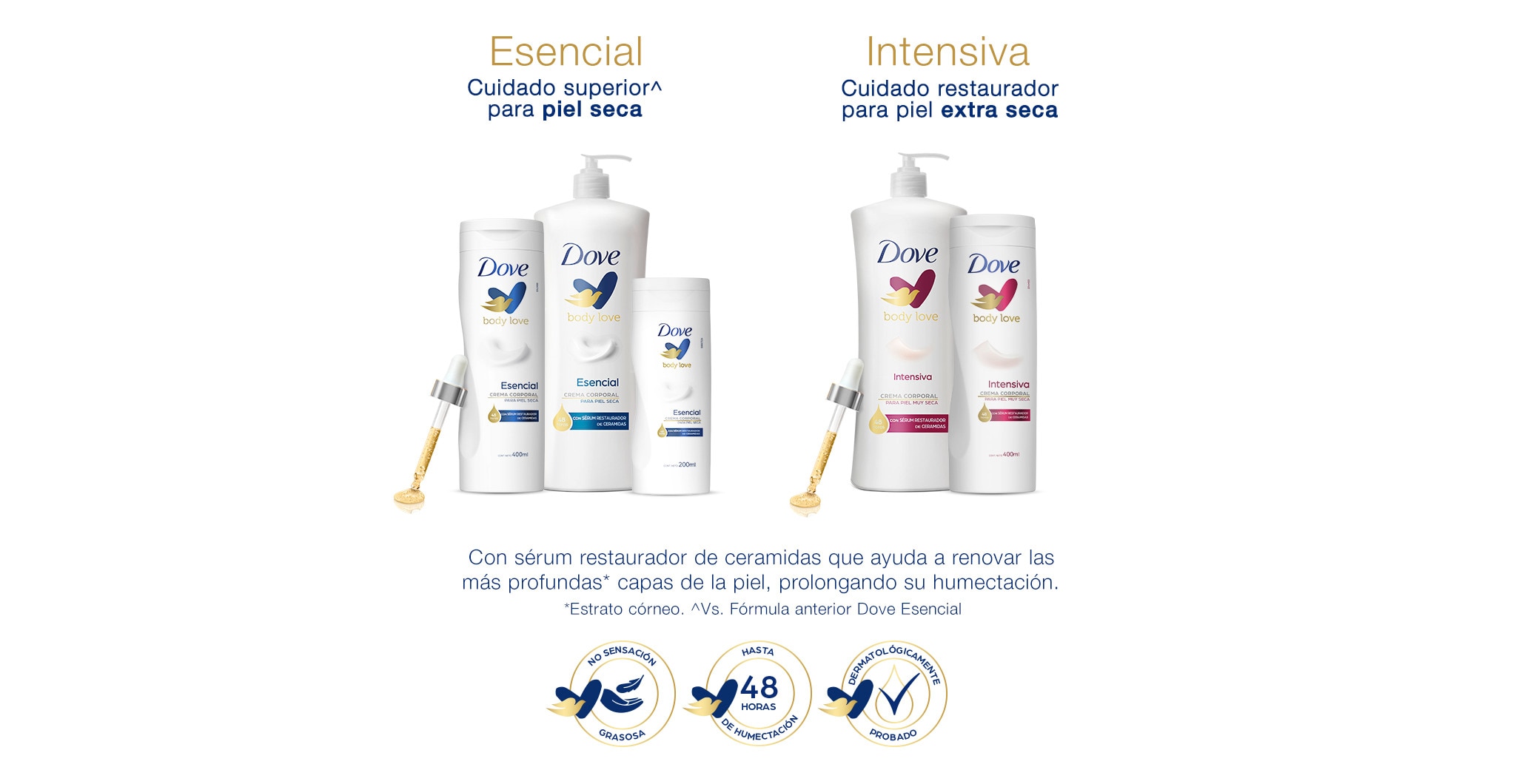líneas intensiva y esencial