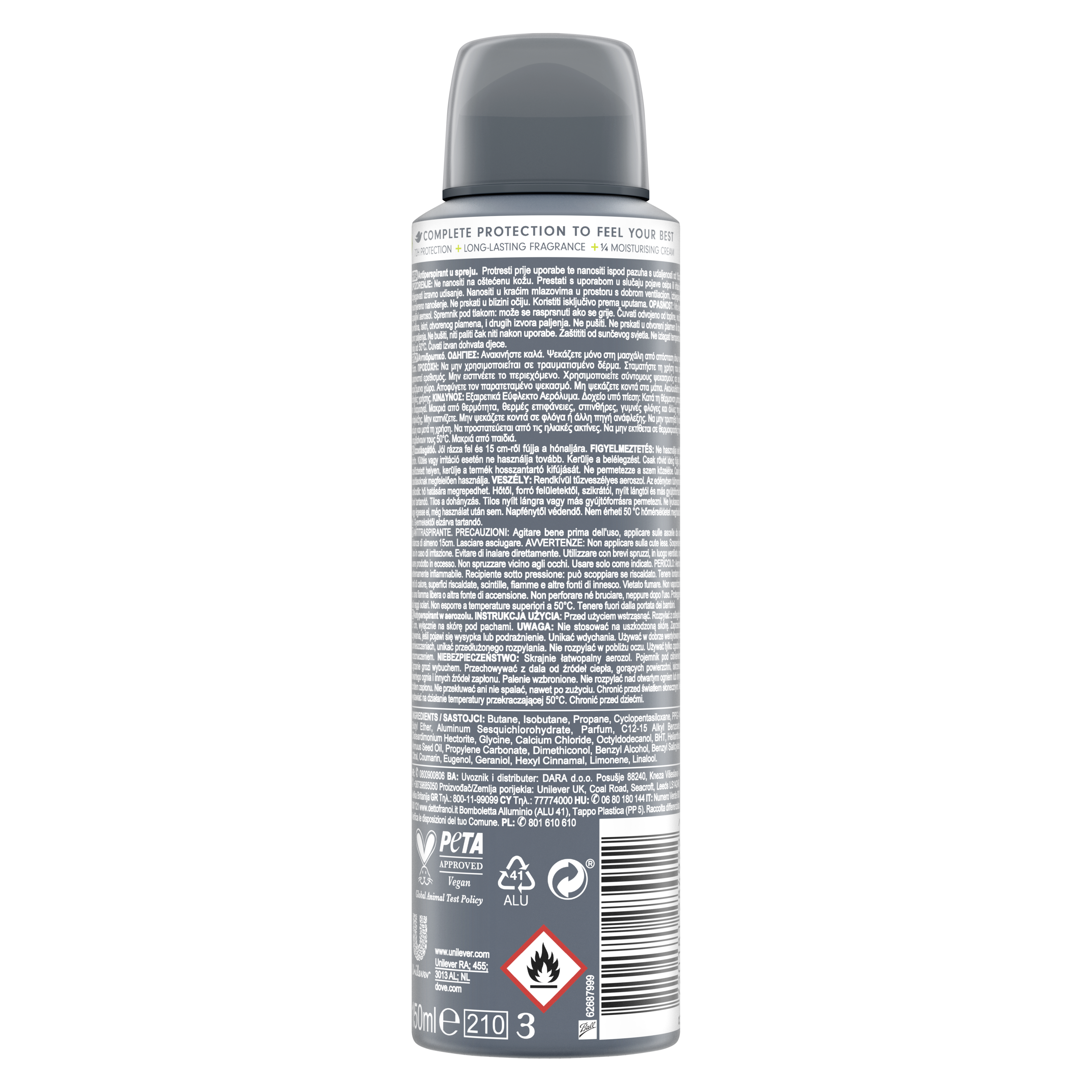 Antiperspirant sprej Advanced Invisible Fresh