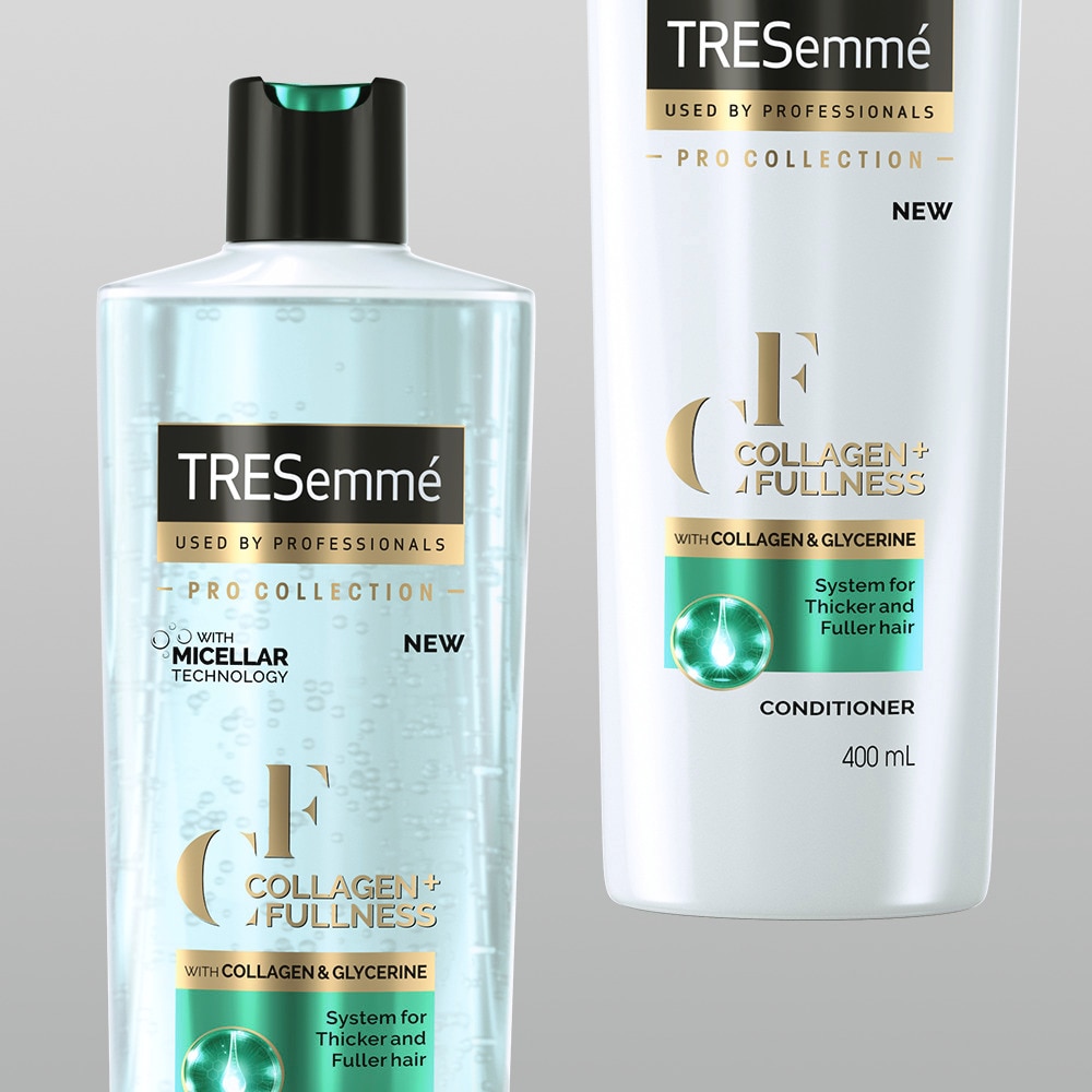 Product shot of TRESemmé Collagen + Fullness