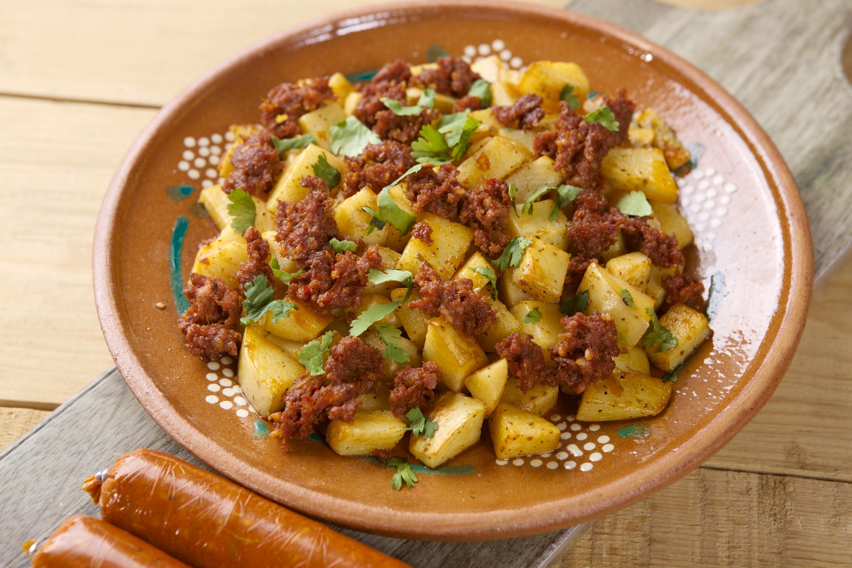Potatoes with Chorizo ​​and Beans