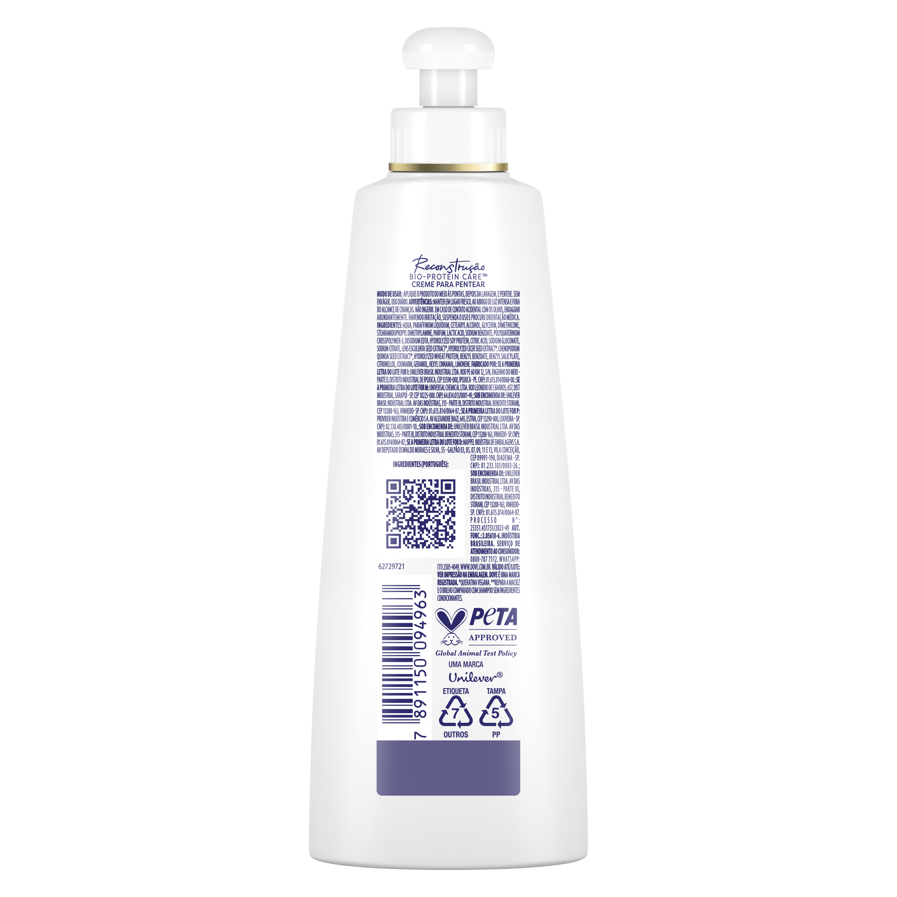 Creme de Pentear Dove Reconstrução 200ml