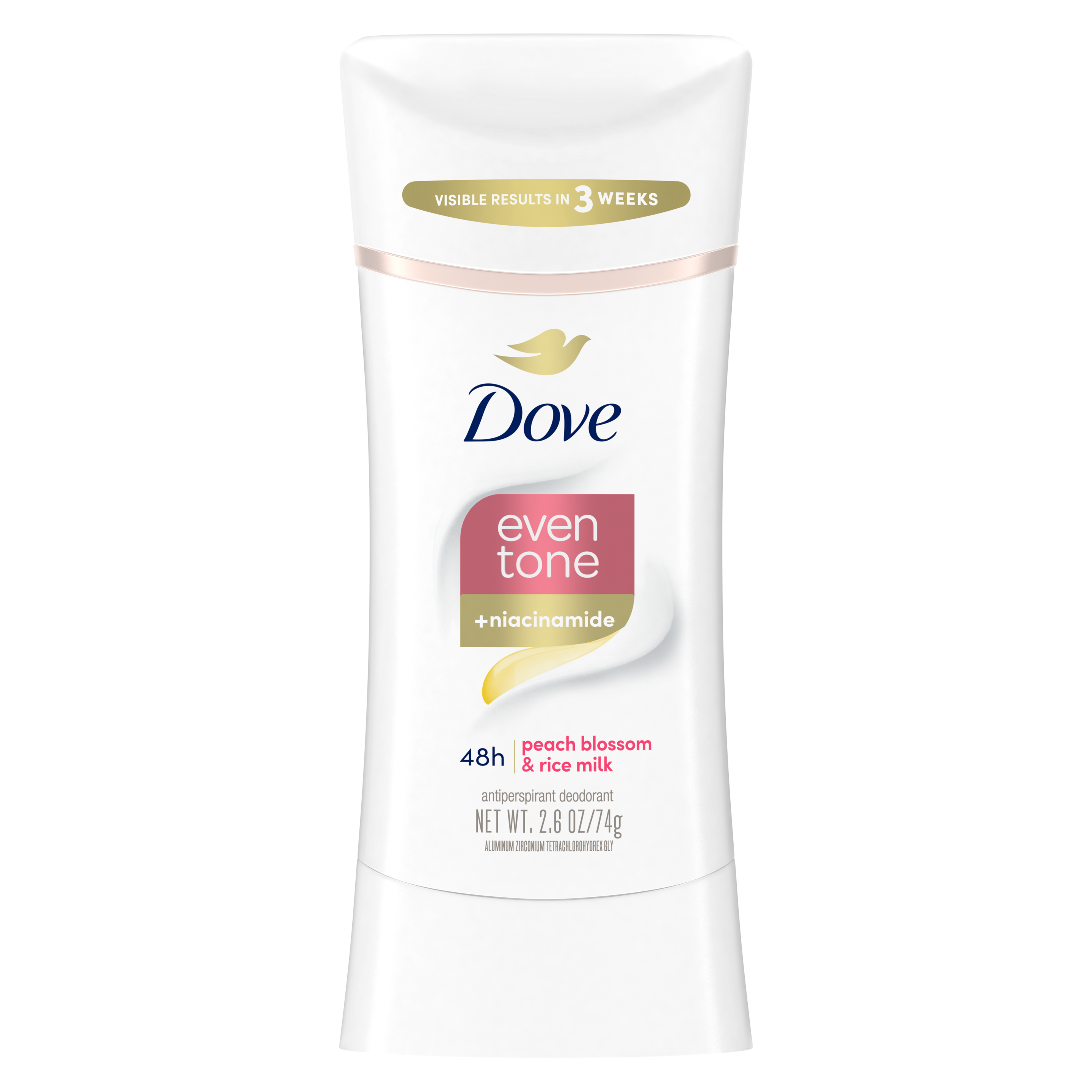 Advanced Care Even Tone Peach Blossom & Rice Milk Antiperspirant Stick by Dove