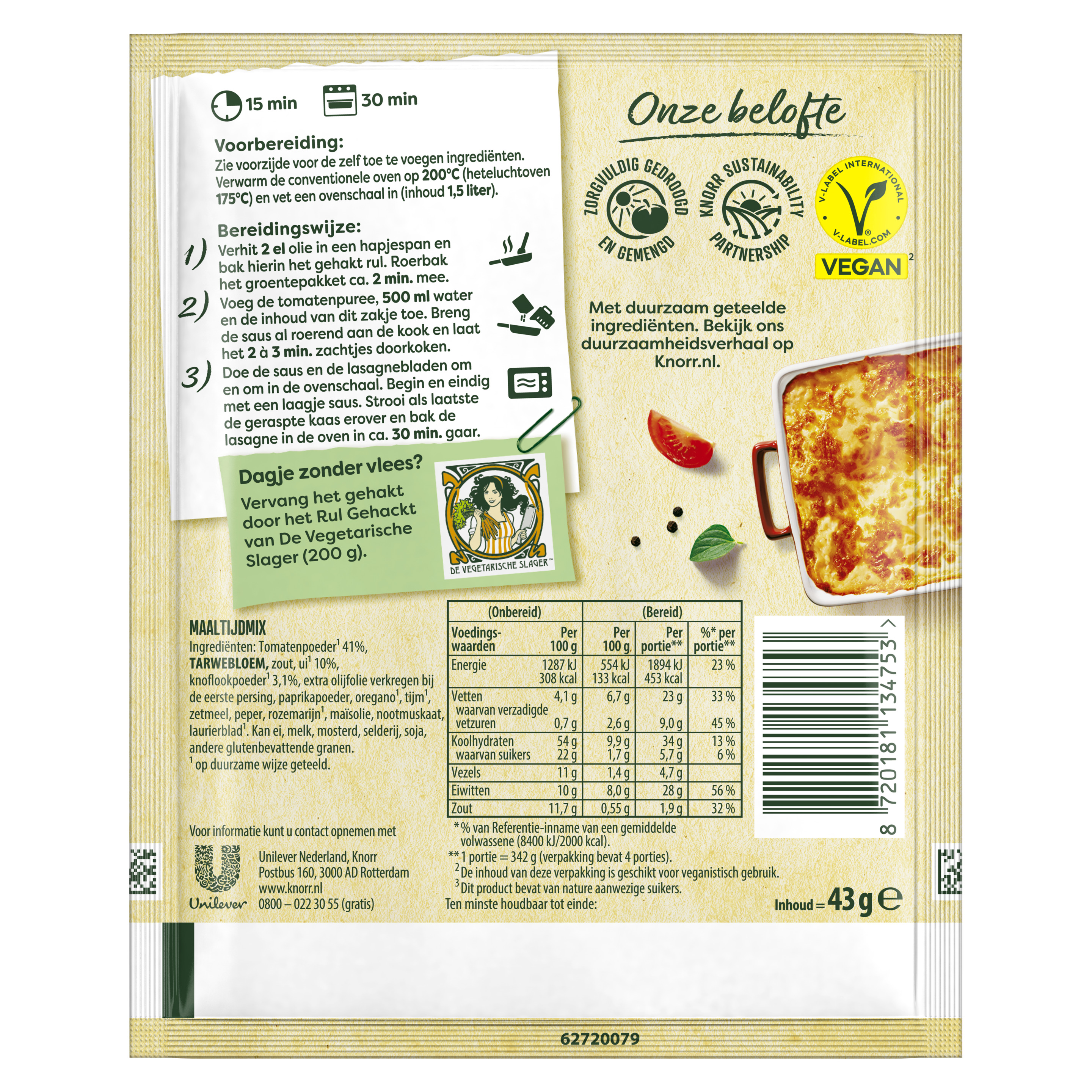 Mix voor Lasagne