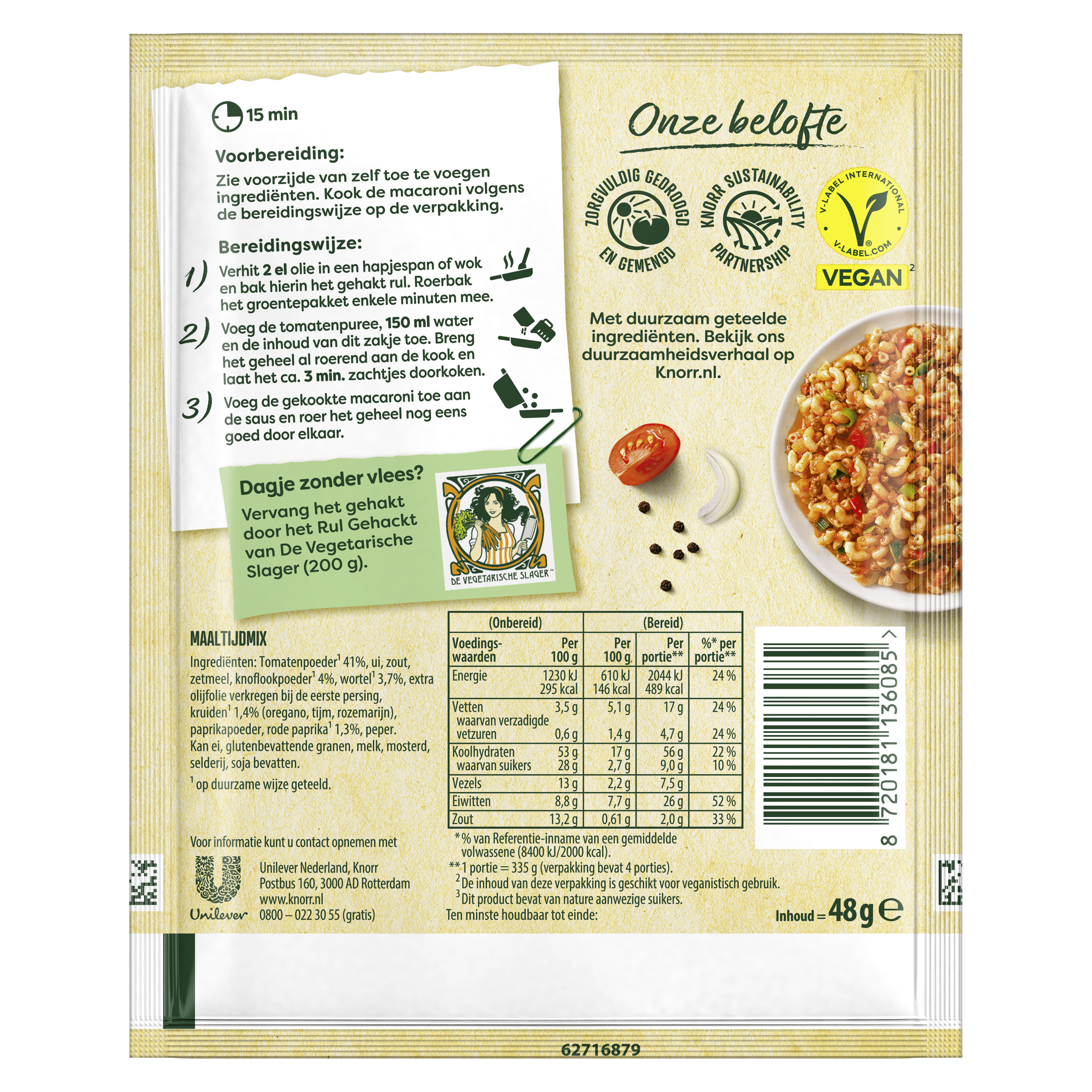 Mix voor Macaroni
