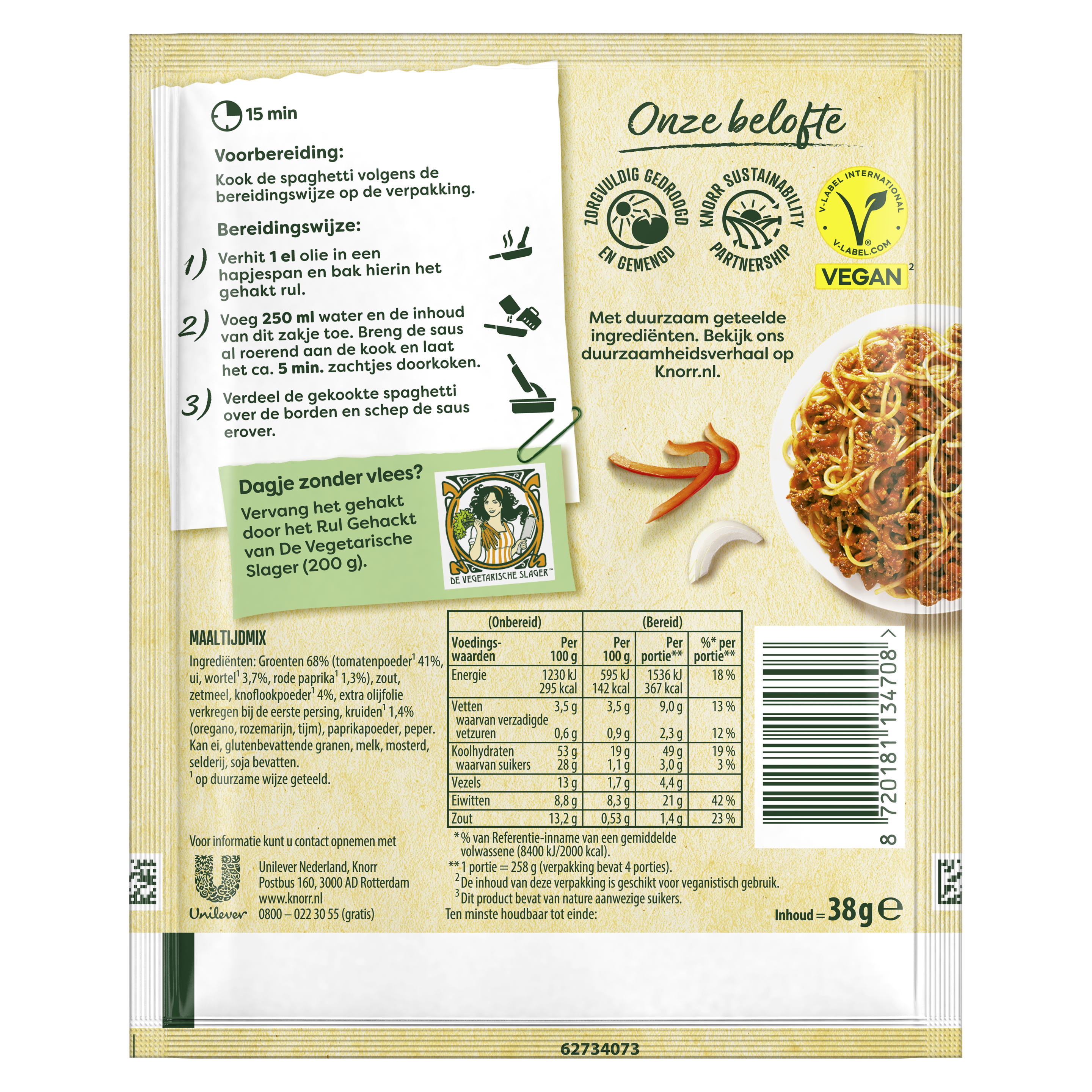 Mix voor Spaghetti Bolognese