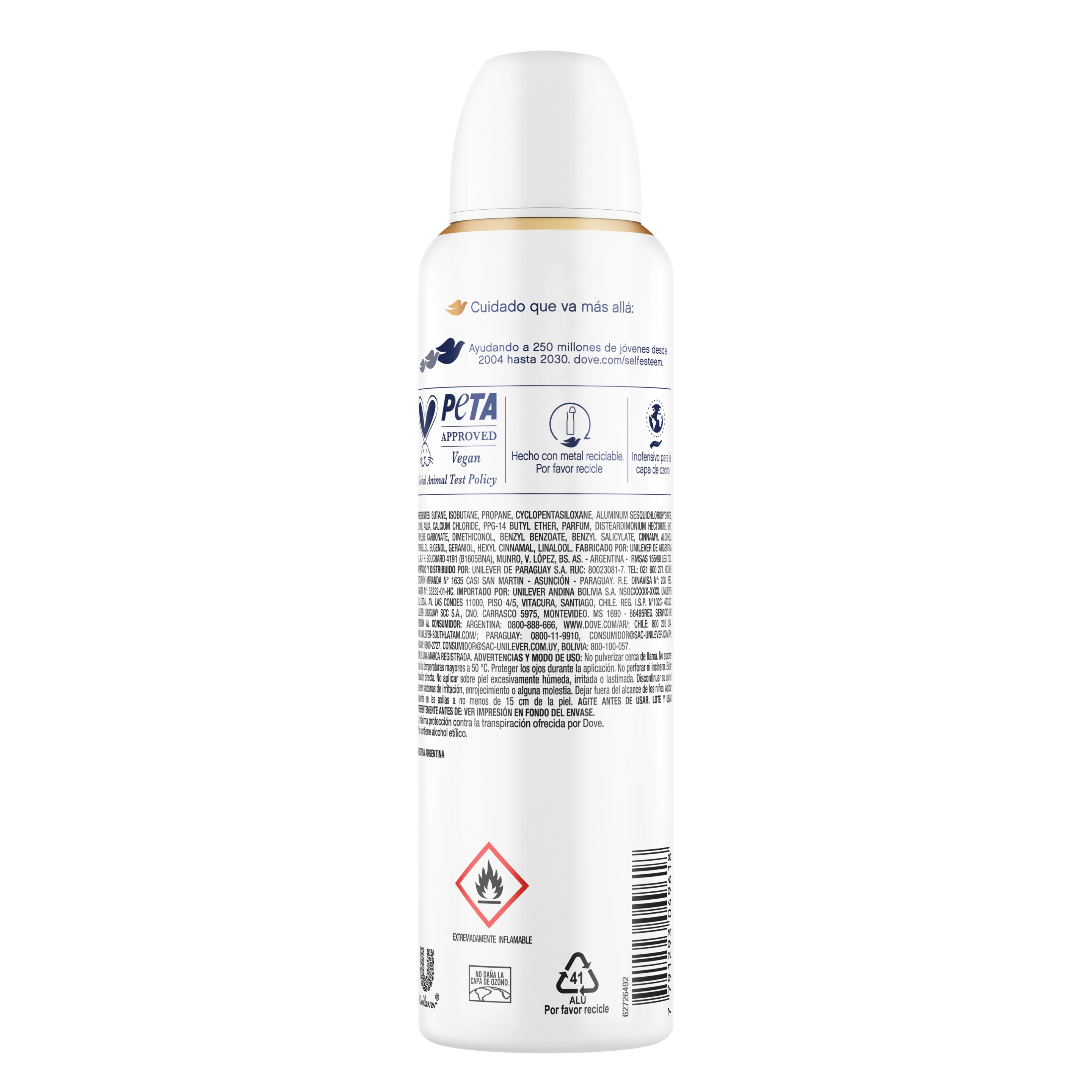 Dove Clinical 96H de Protección Aerosol