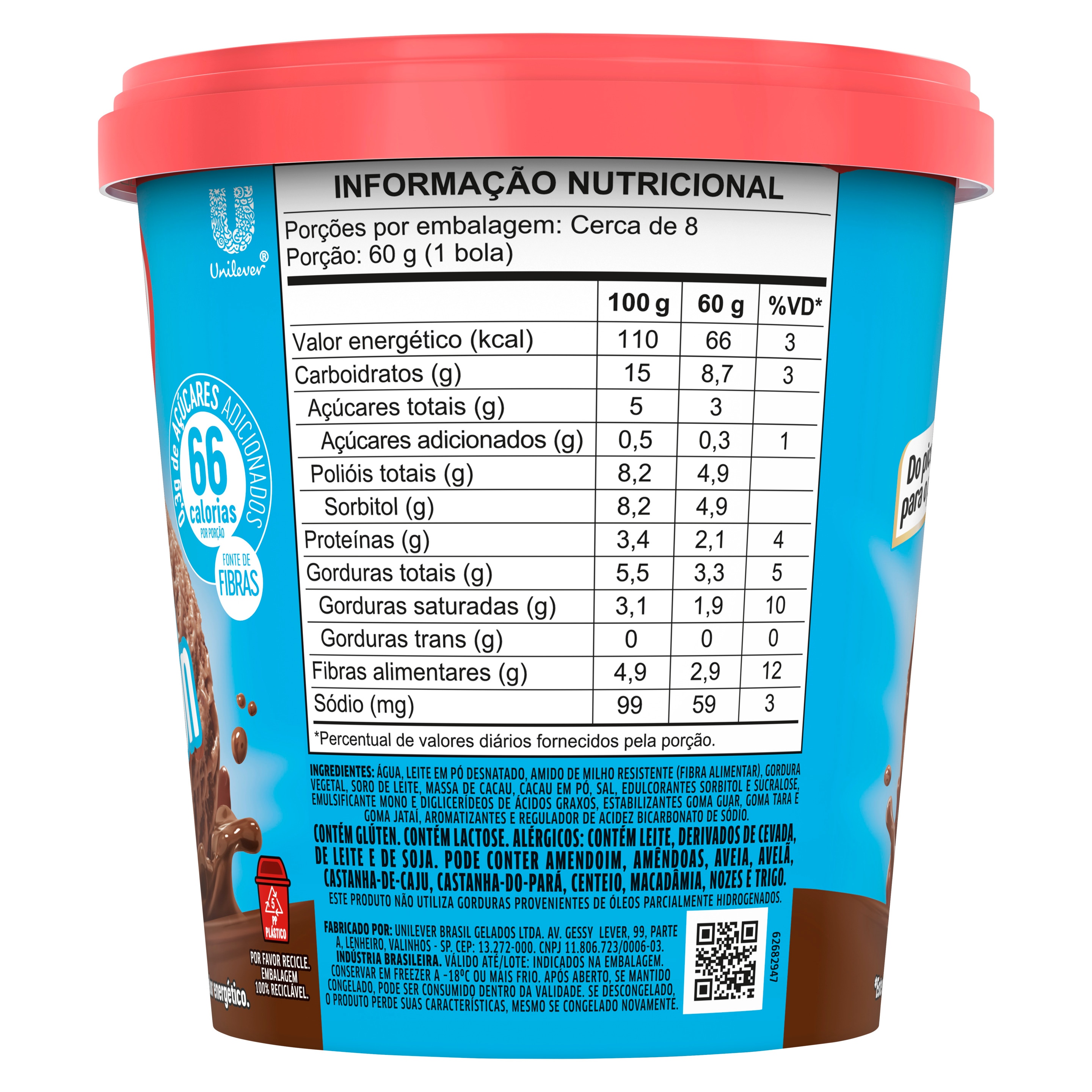 Chicabon Menos Açúcares 800ml