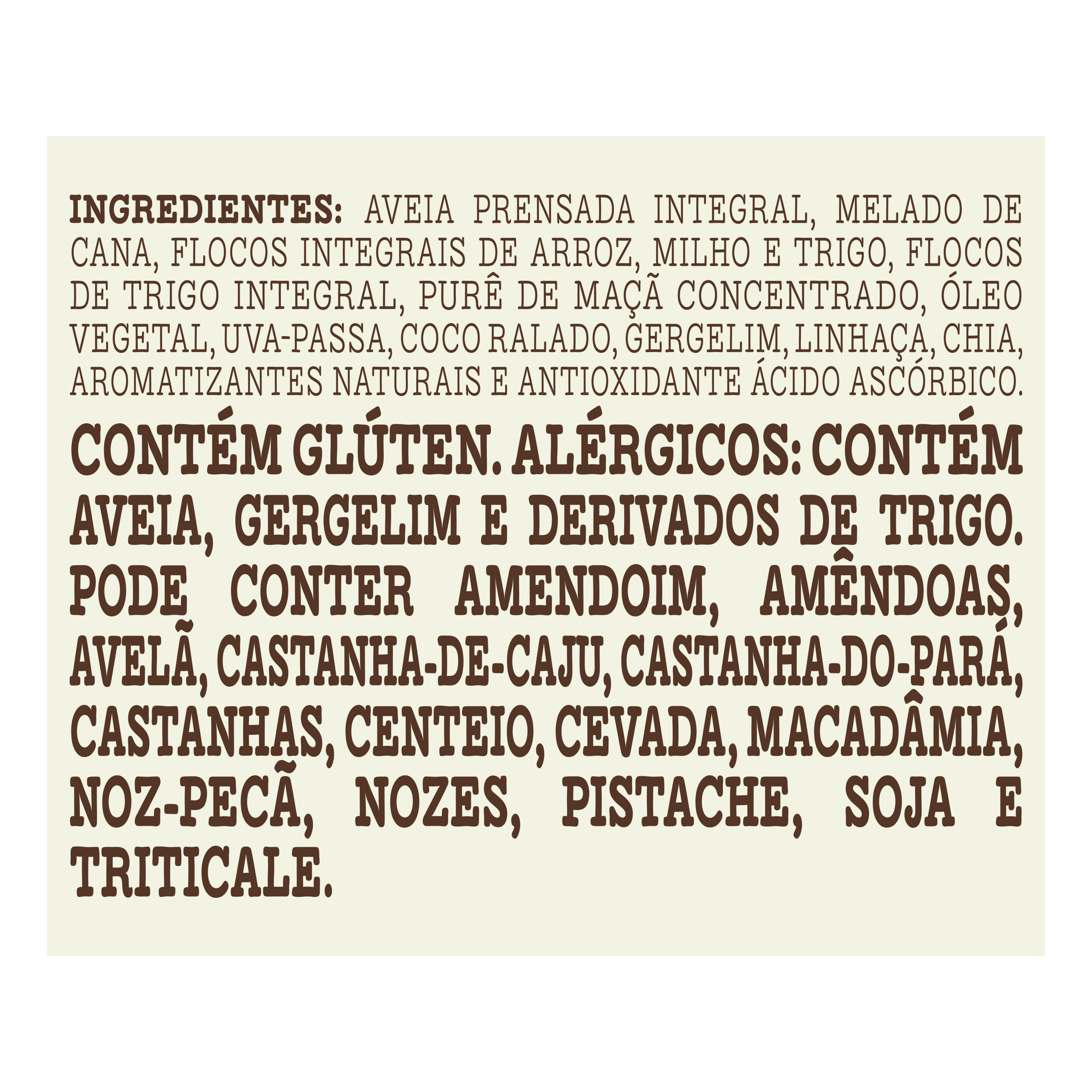 Granola Frutas e Mel Vegano