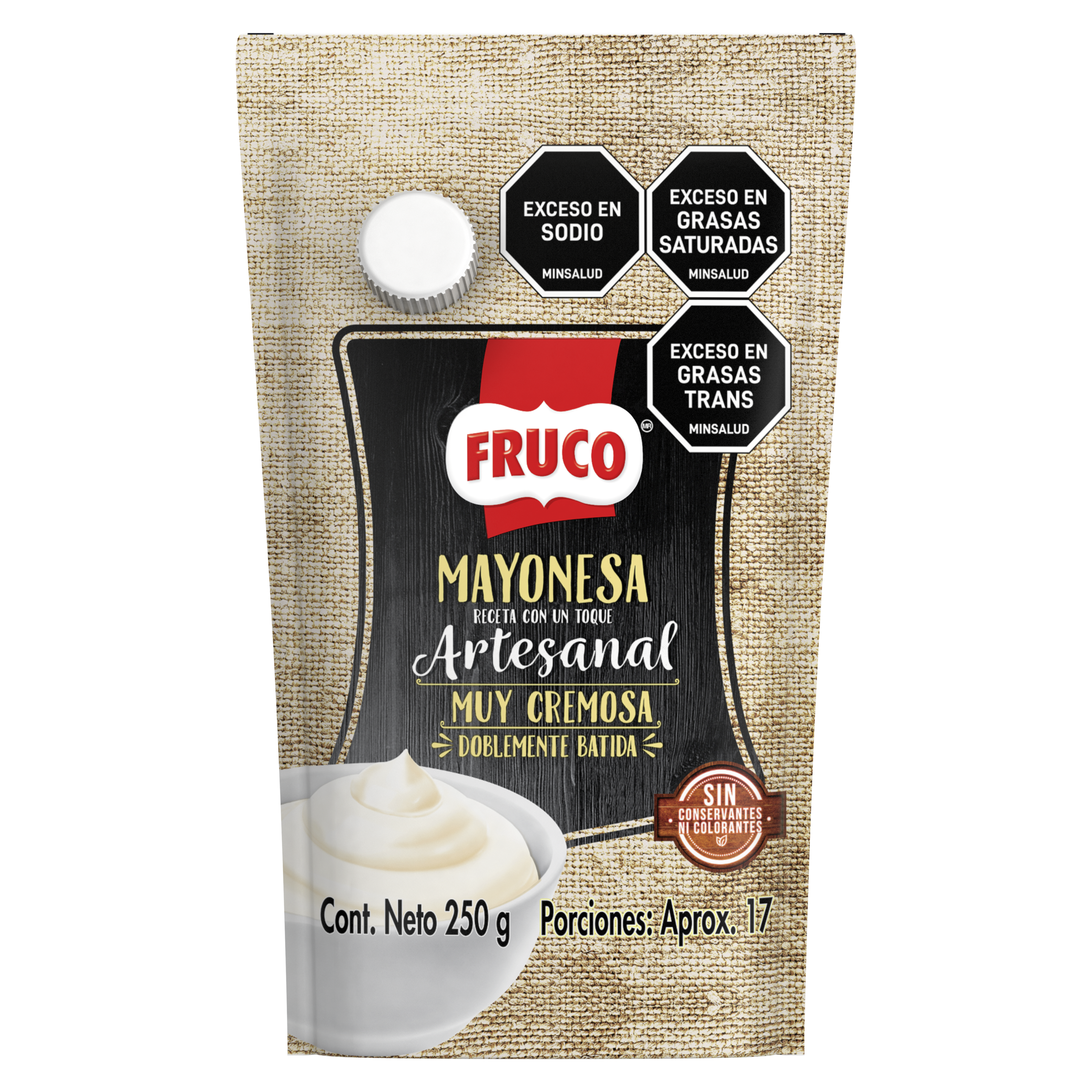 Mayonesa artesanal Doypack 250g packshot