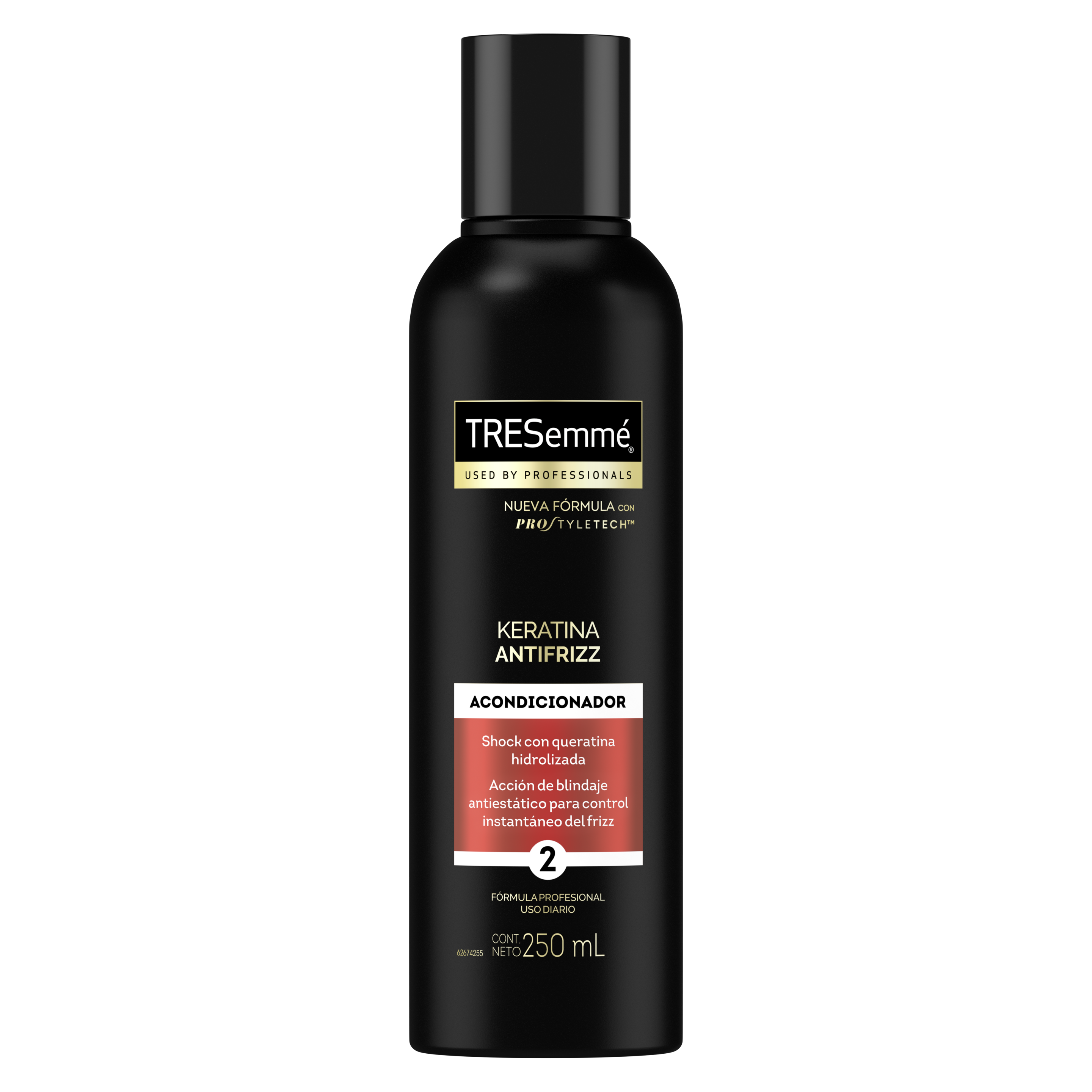 Envase de Acondicionador tresemmé keratina anti frizz