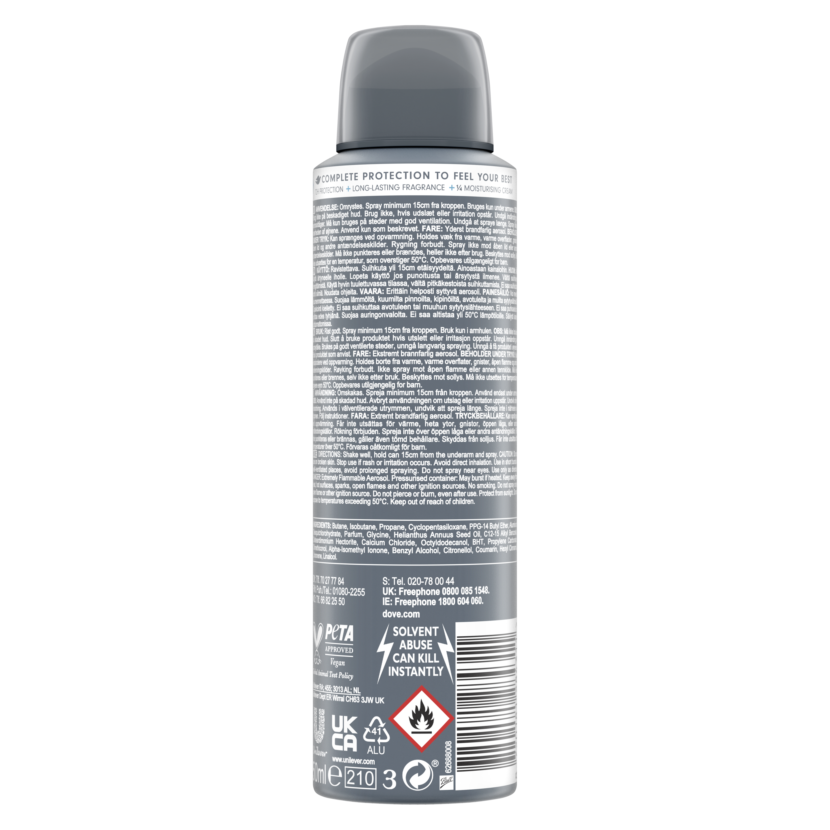 Men+Care Advanced Clean Comfort Antiperspirant Deodorant Aerosol