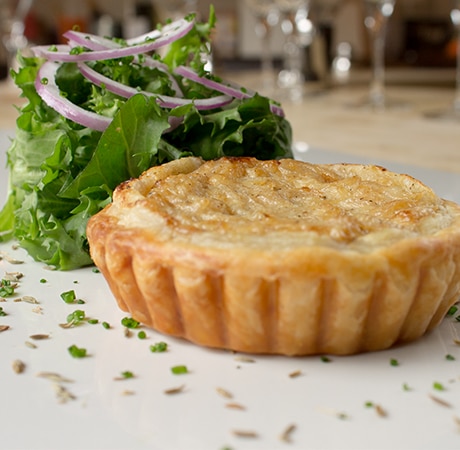 Caramelized Red Onion Tarts, Balsamic Vinegar