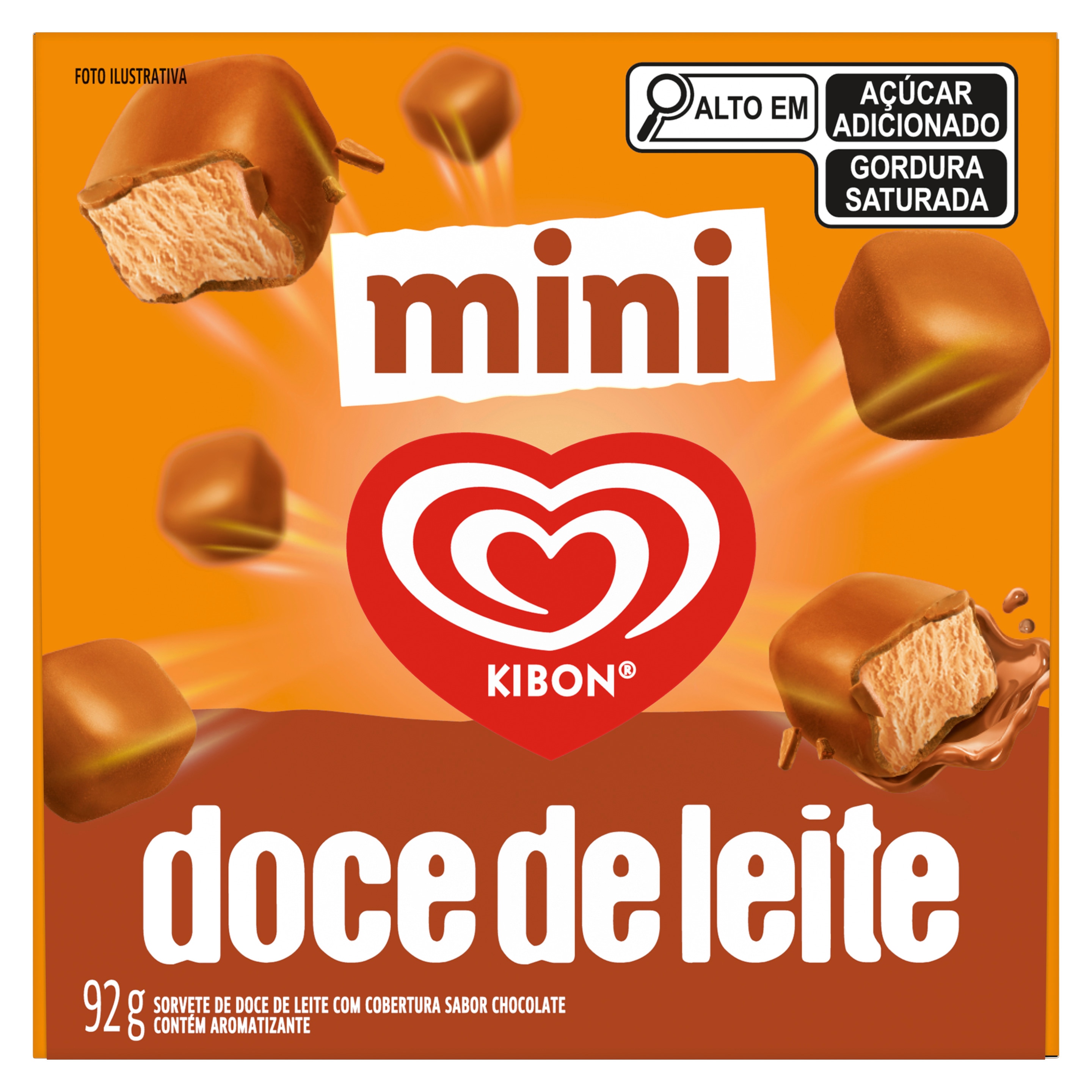 Caixinha com bombons do Mini Doce de Leite